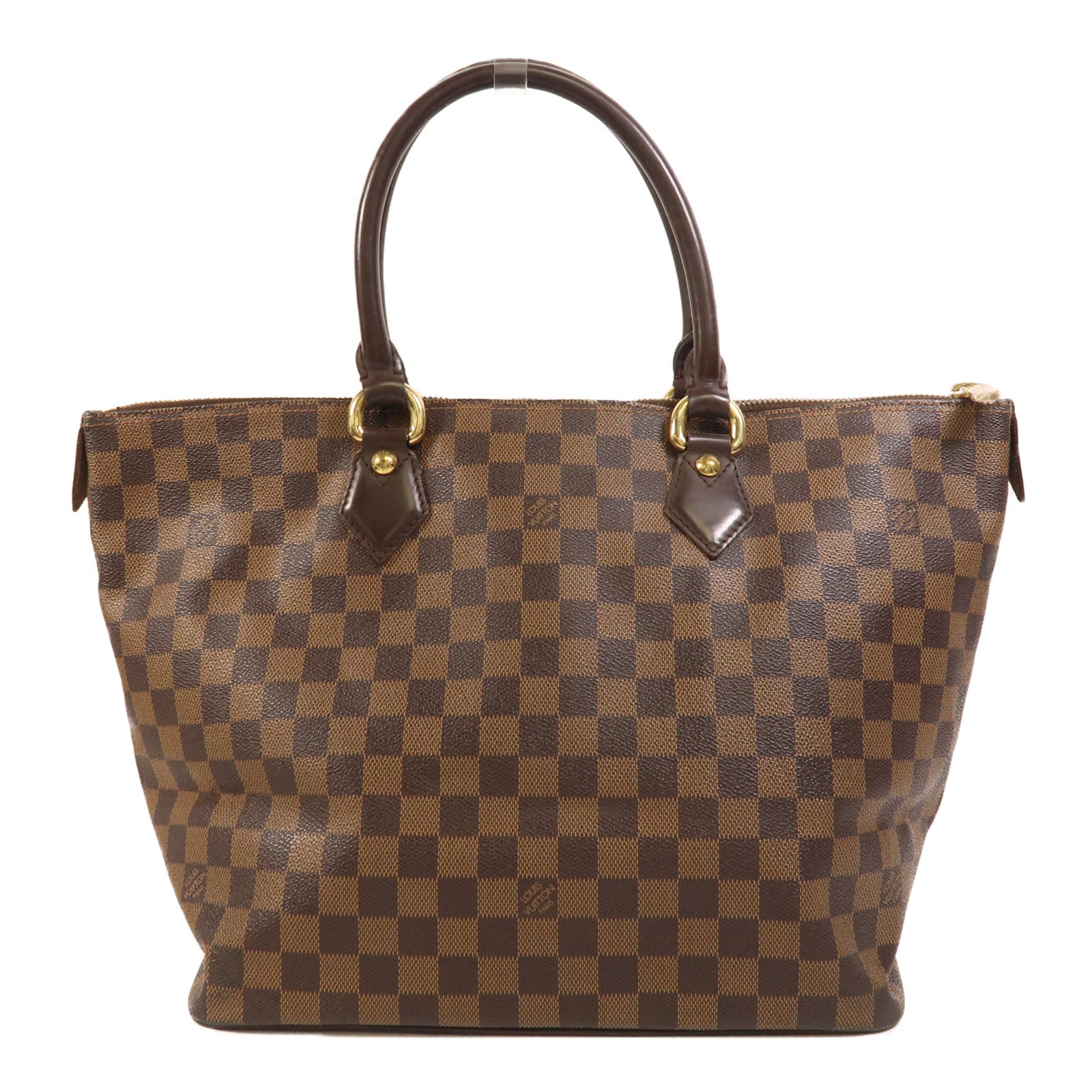 LOUIS VUITTON 【激減優惠】Damier Saleya MM金扣手挽袋