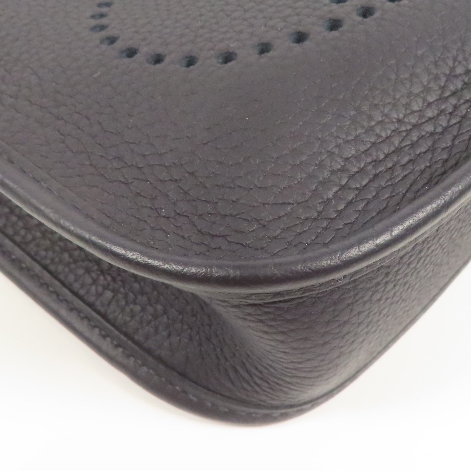 HERMES Clemence皮革Evelyne TPM銀扣肩背袋