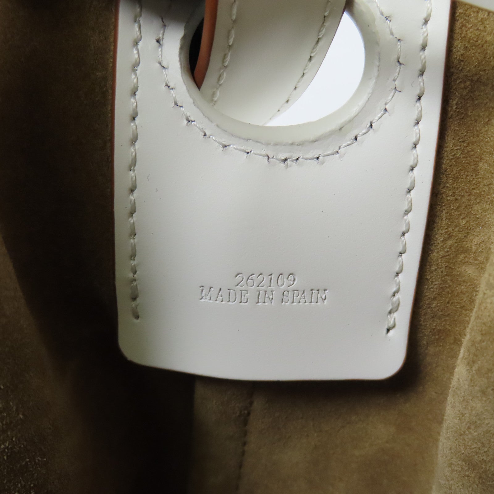 LOEWE 帆布/牛皮皮革Balloon Anagram手挽肩背兩用袋