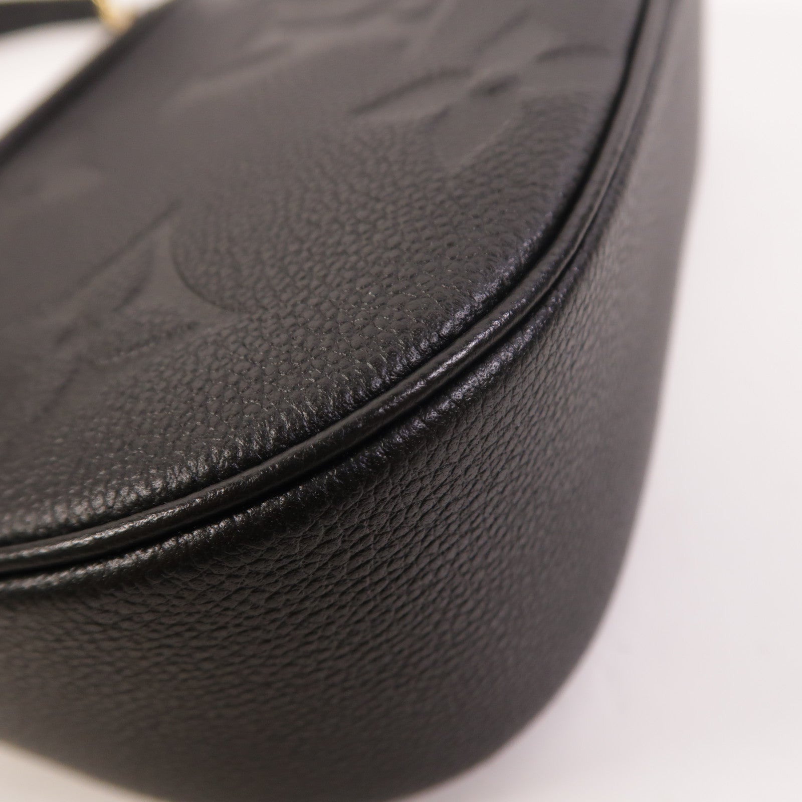 LOUIS VUITTON Monogram Empreinte Bagatelle金扣手挽肩背兩用袋