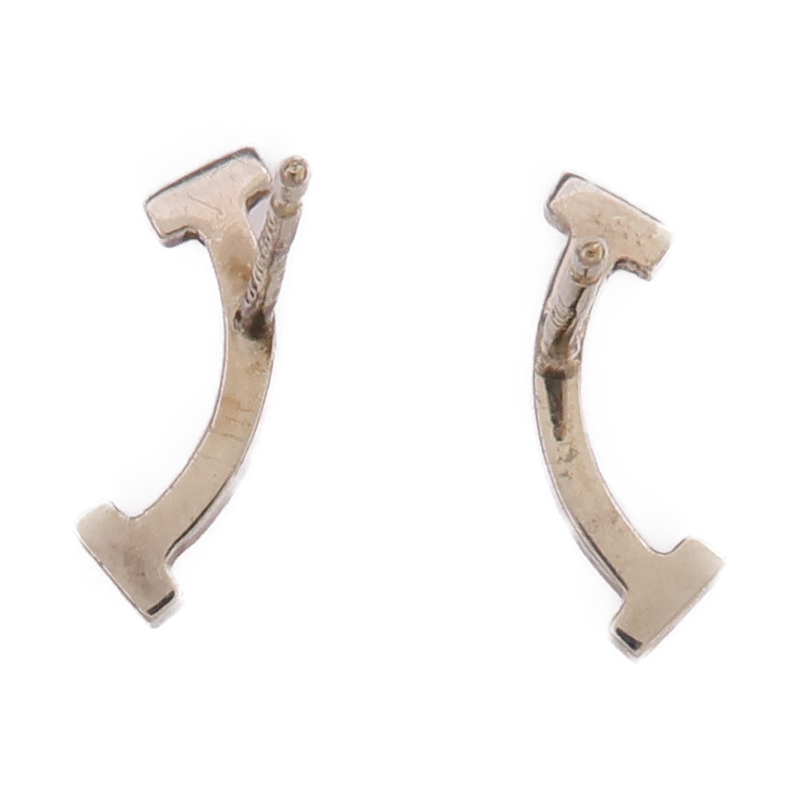 TIFFANY＆CO 925純銀T Smile Earrings耳環