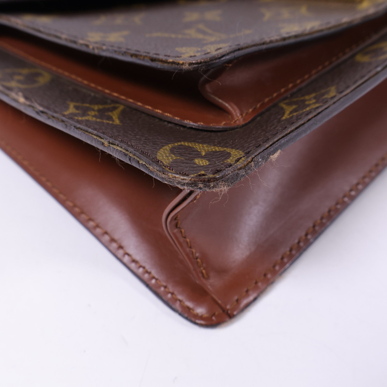 LOUIS VUITTON Monogram Monceau 28金扣手挽肩背兩用袋