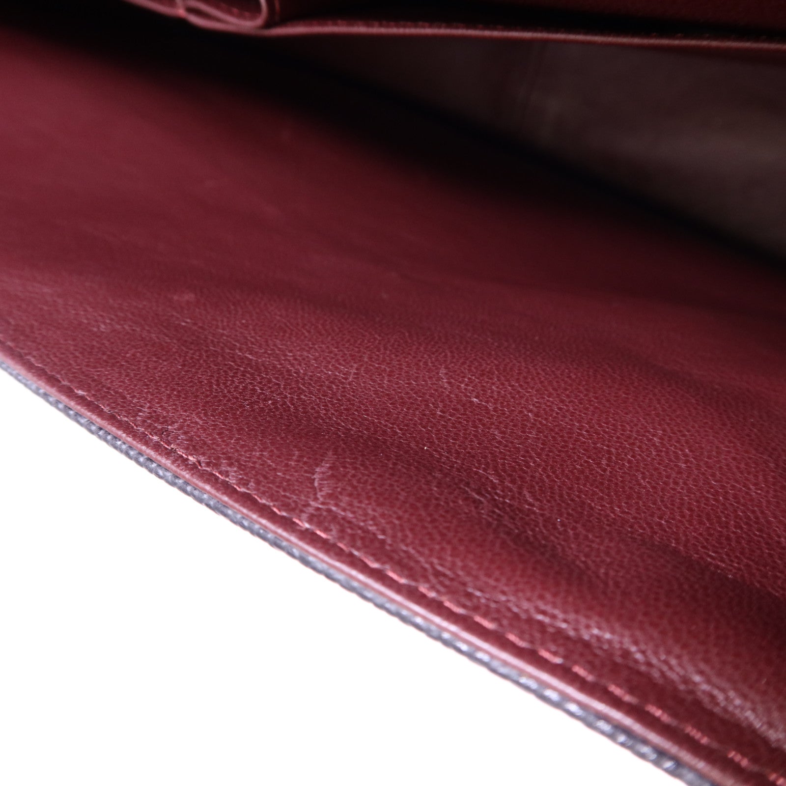 CHANEL 牛皮皮革Maxi Classic銀扣鏈帶肩背袋