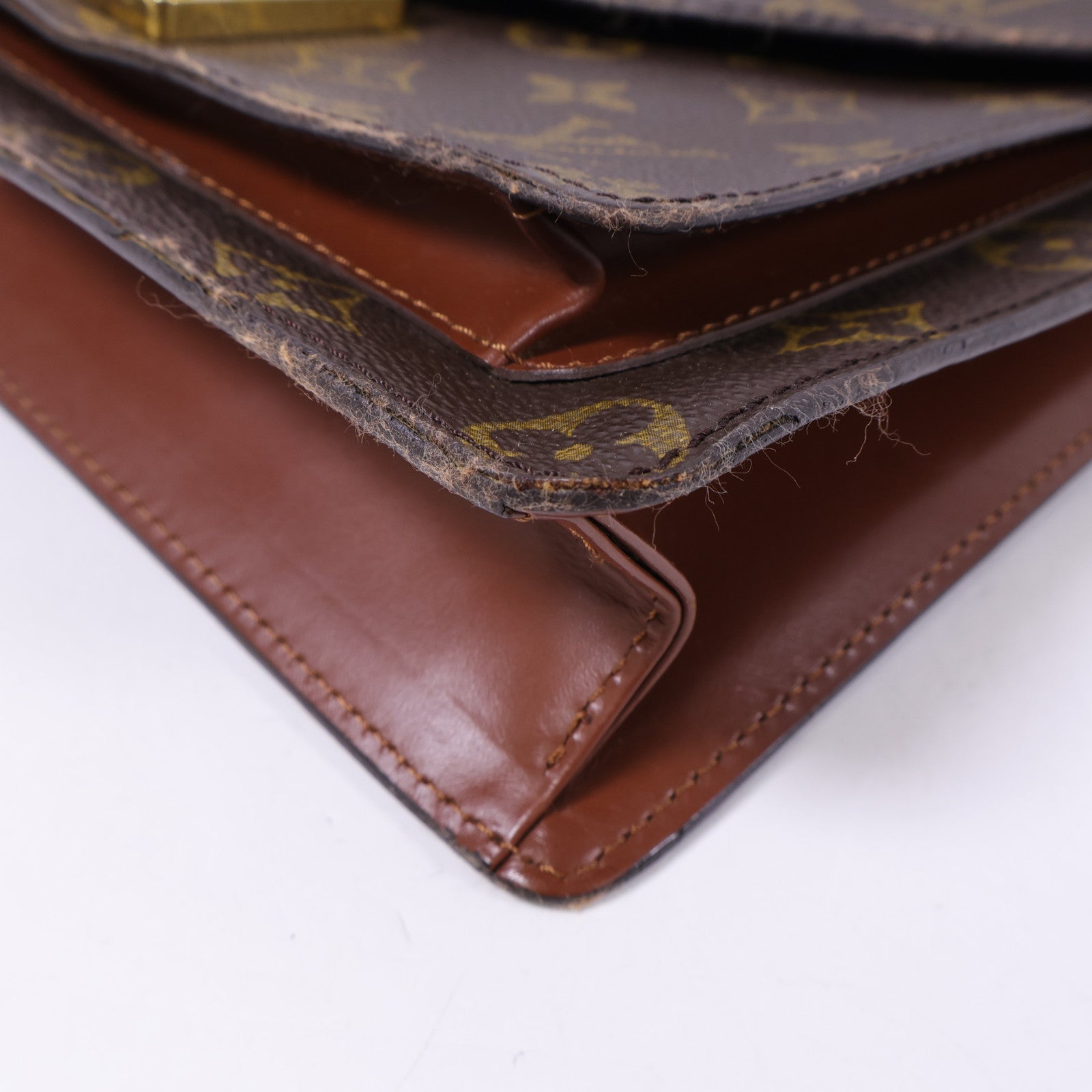 LOUIS VUITTON Monogram Monceau 28金扣手挽肩背兩用袋