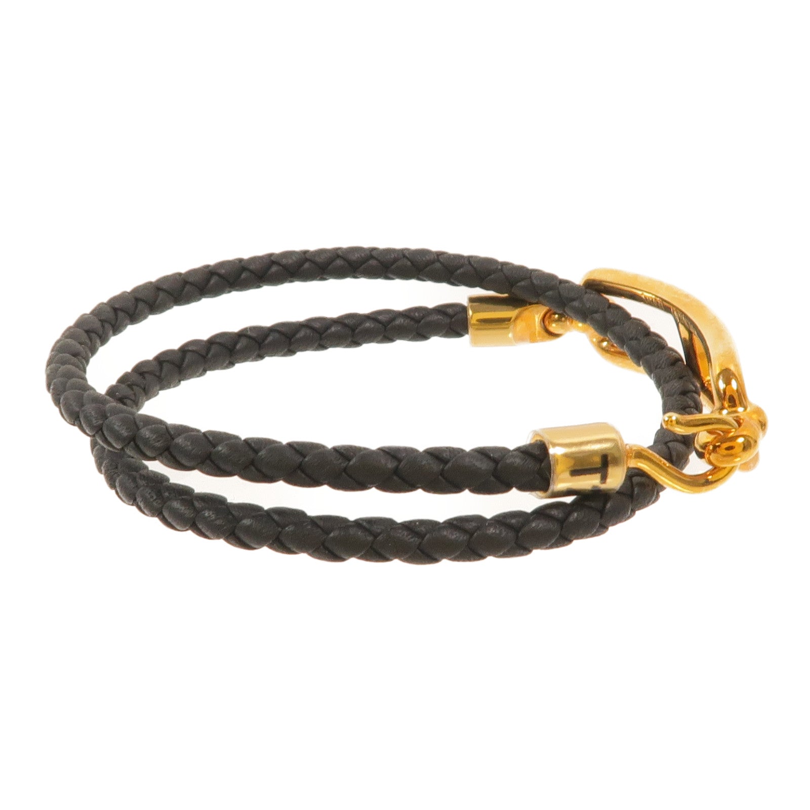 HERMES Swift皮革Roulis Double Tour Bracelet手鏈