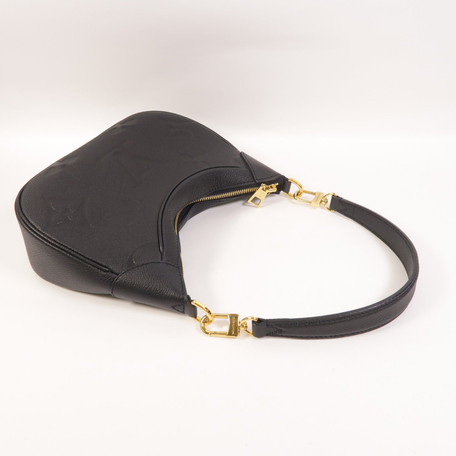 LOUIS VUITTON Monogram Empreinte Bagatelle金扣手挽肩背兩用袋