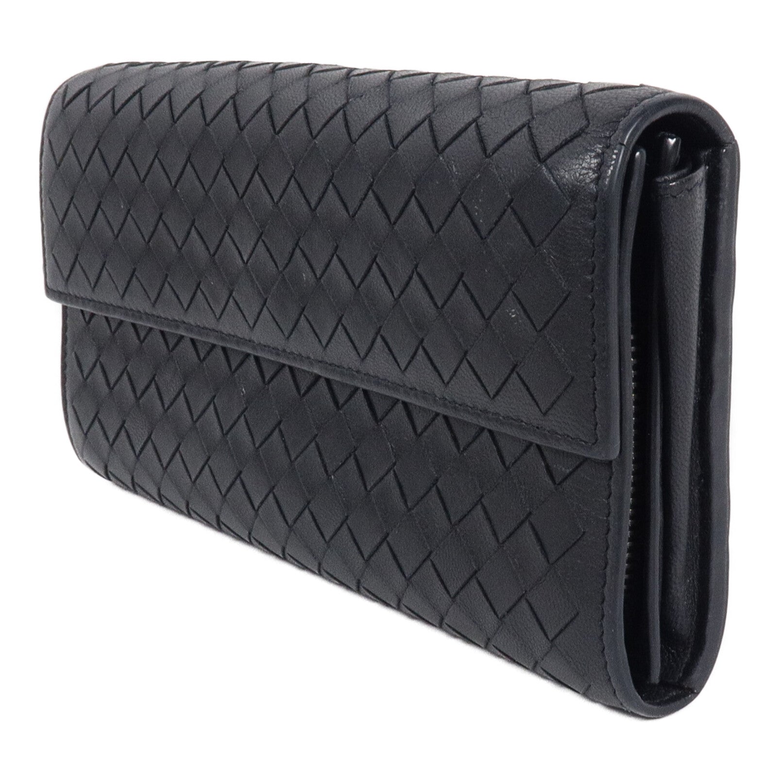 BOTTEGA VENETA 織紋皮革Long Wallet長錢包