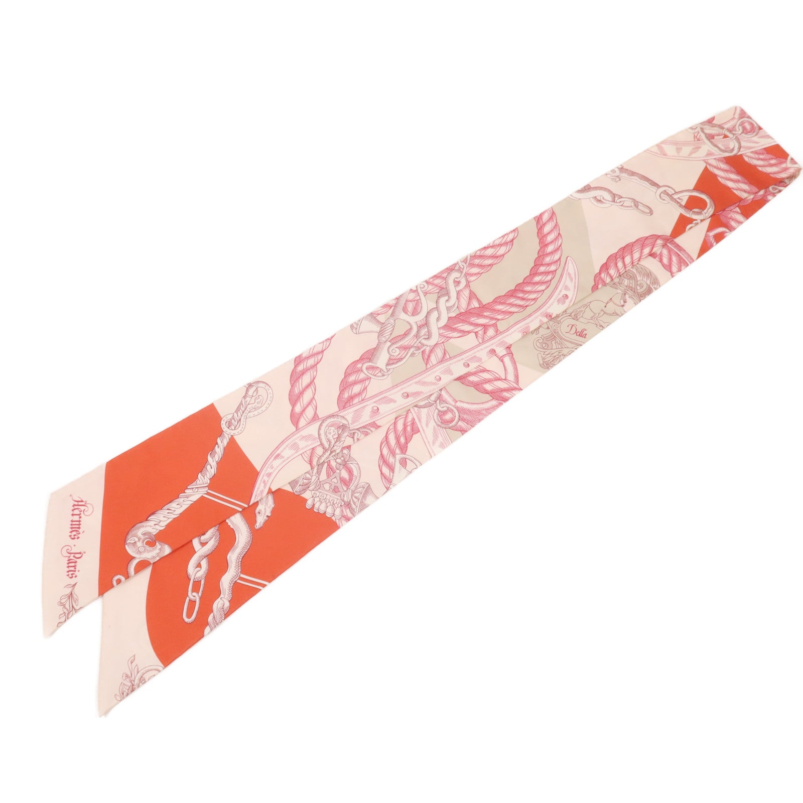 HERMES 絲質Maxi Twilly絲巾