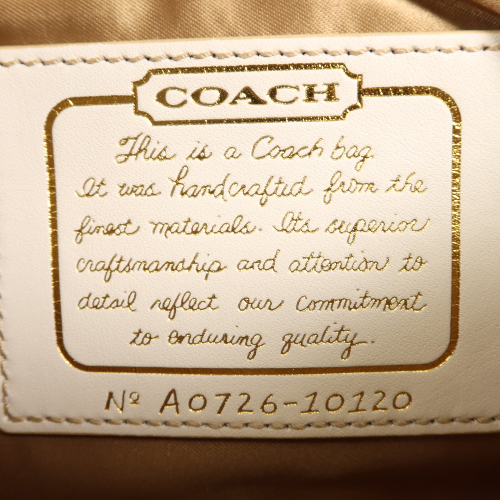 COACH 帆布Shoulder Bag金扣肩背袋