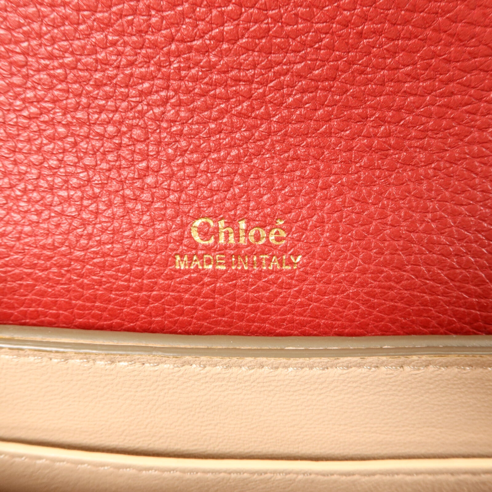 Chloe 牛皮皮革Clare Bag肩背袋