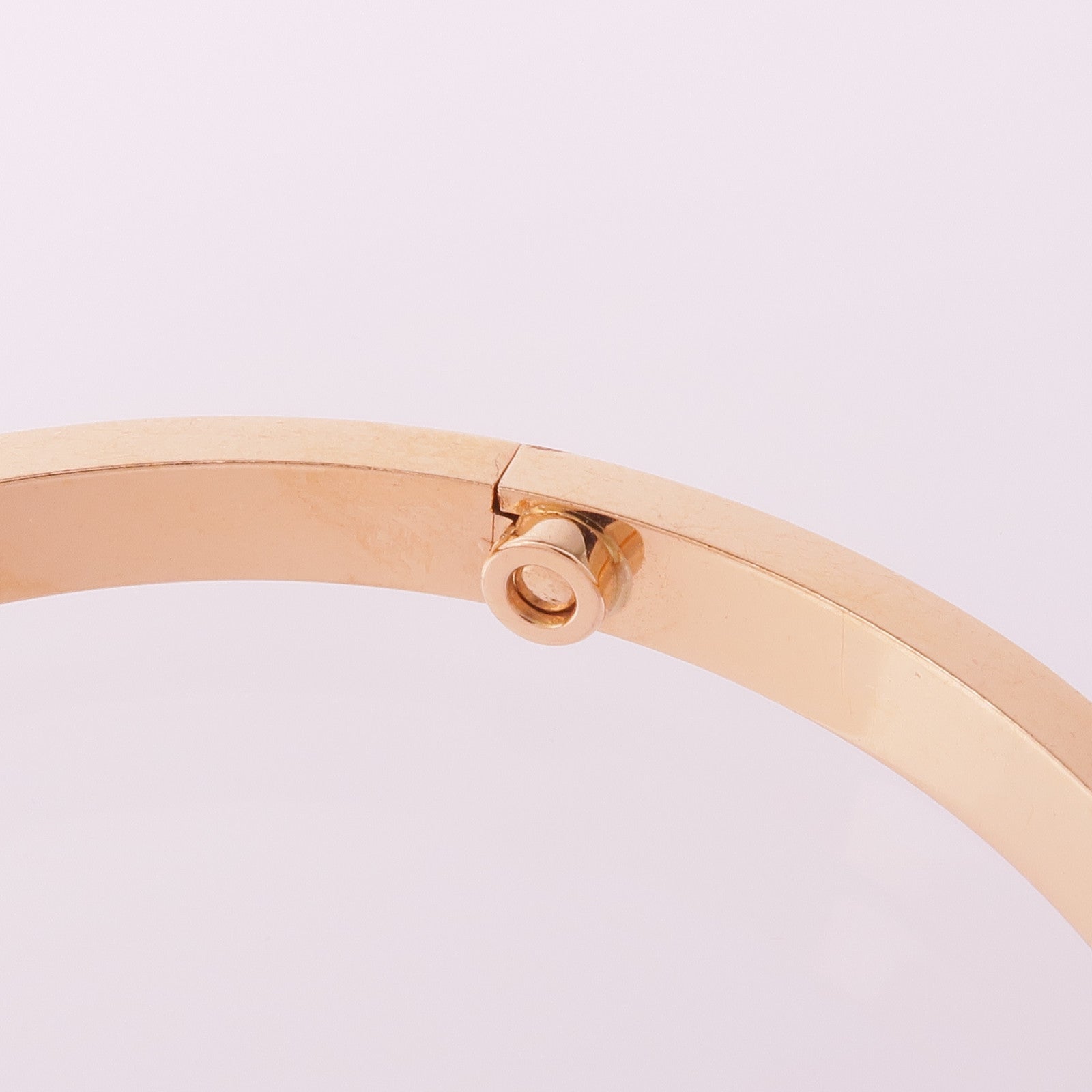 CARTIER 18K玫瑰金Love Bracelet 10 Diamonds Small Model鑽石手鐲Cartier#16