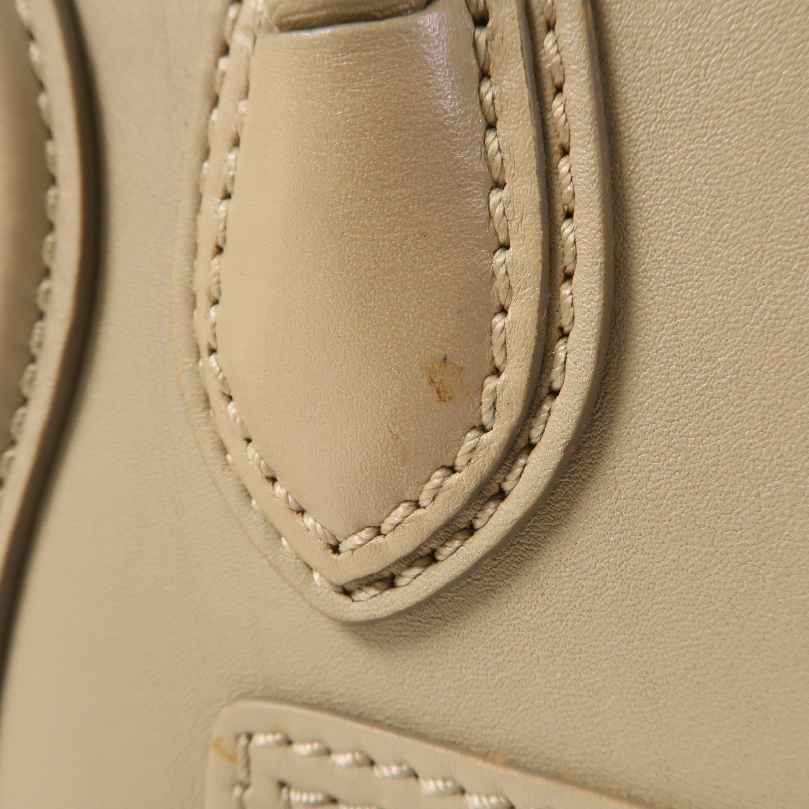 CELINE 牛皮皮革Nano Luggage金扣手挽肩背兩用袋