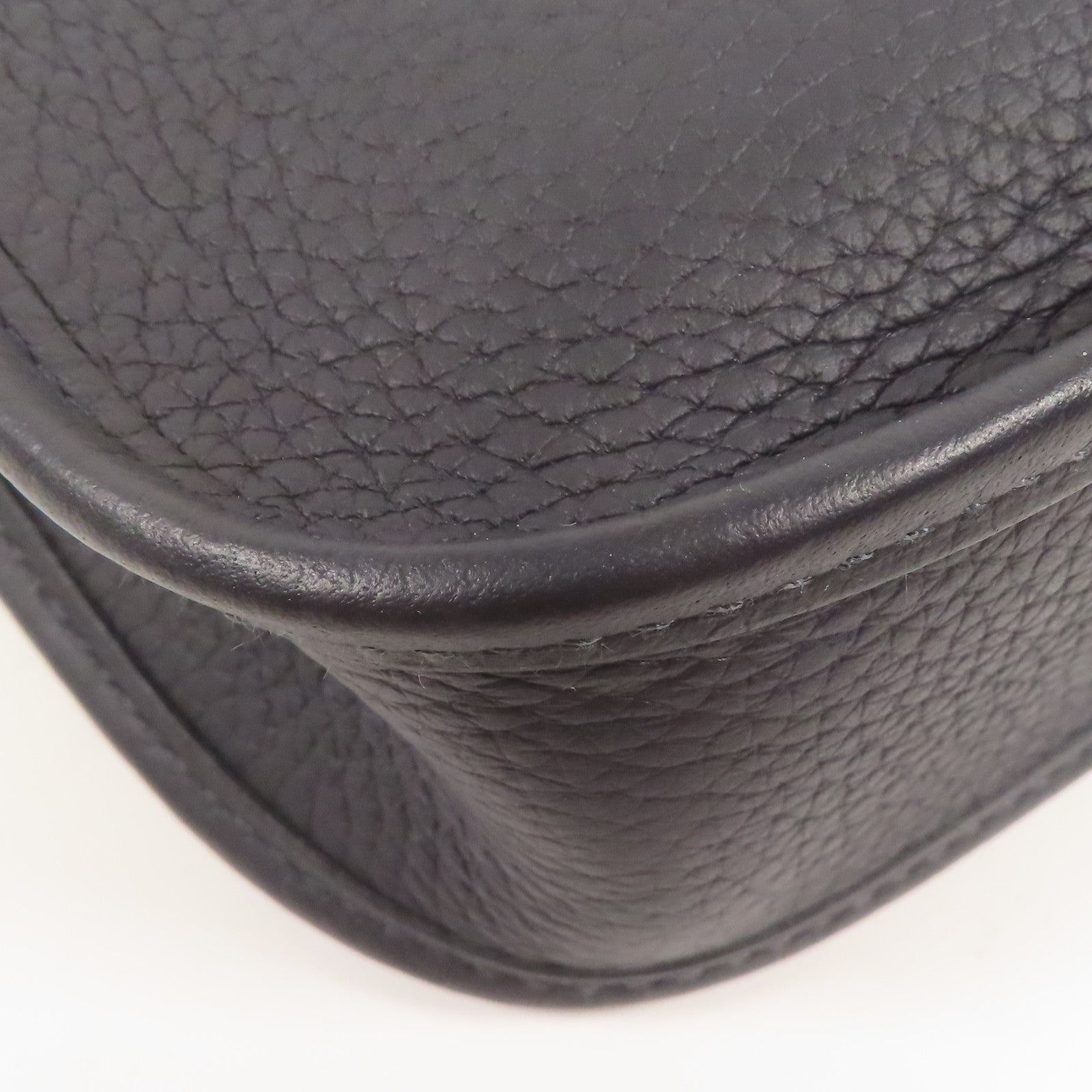 HERMES Clemence皮革Evelyne TPM銀扣肩背袋