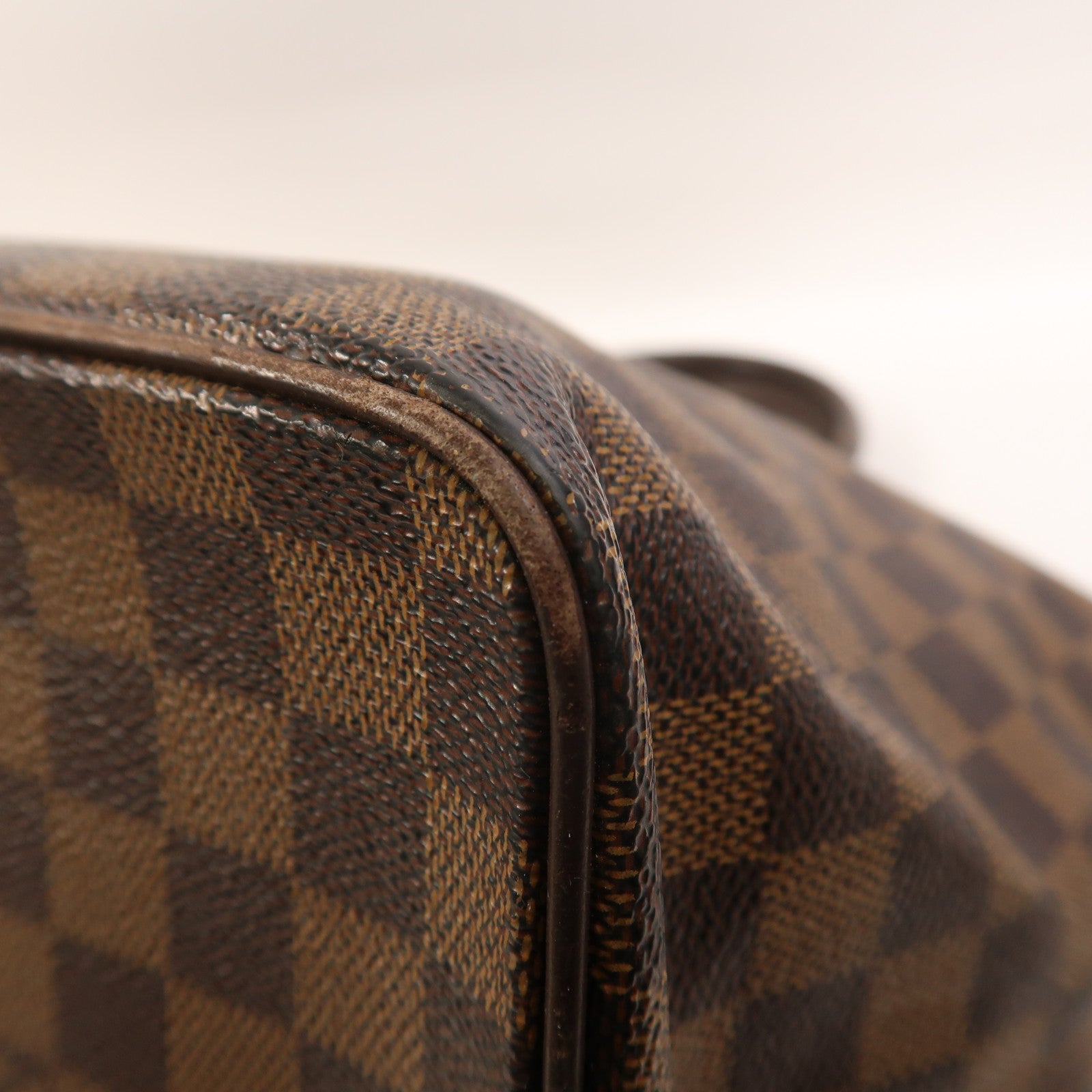 LOUIS VUITTON 【激減優惠】Damier Saleya MM金扣手挽袋