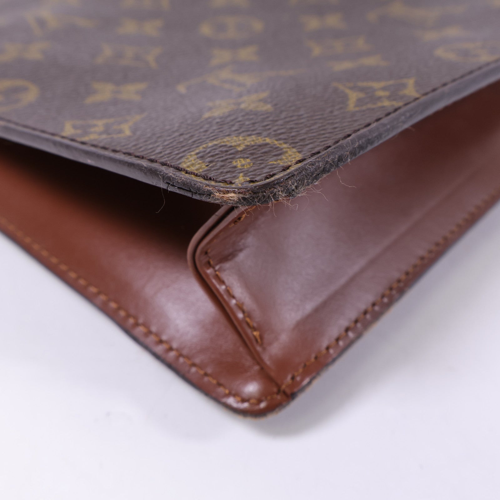 LOUIS VUITTON Monogram Monceau 28金扣手挽肩背兩用袋