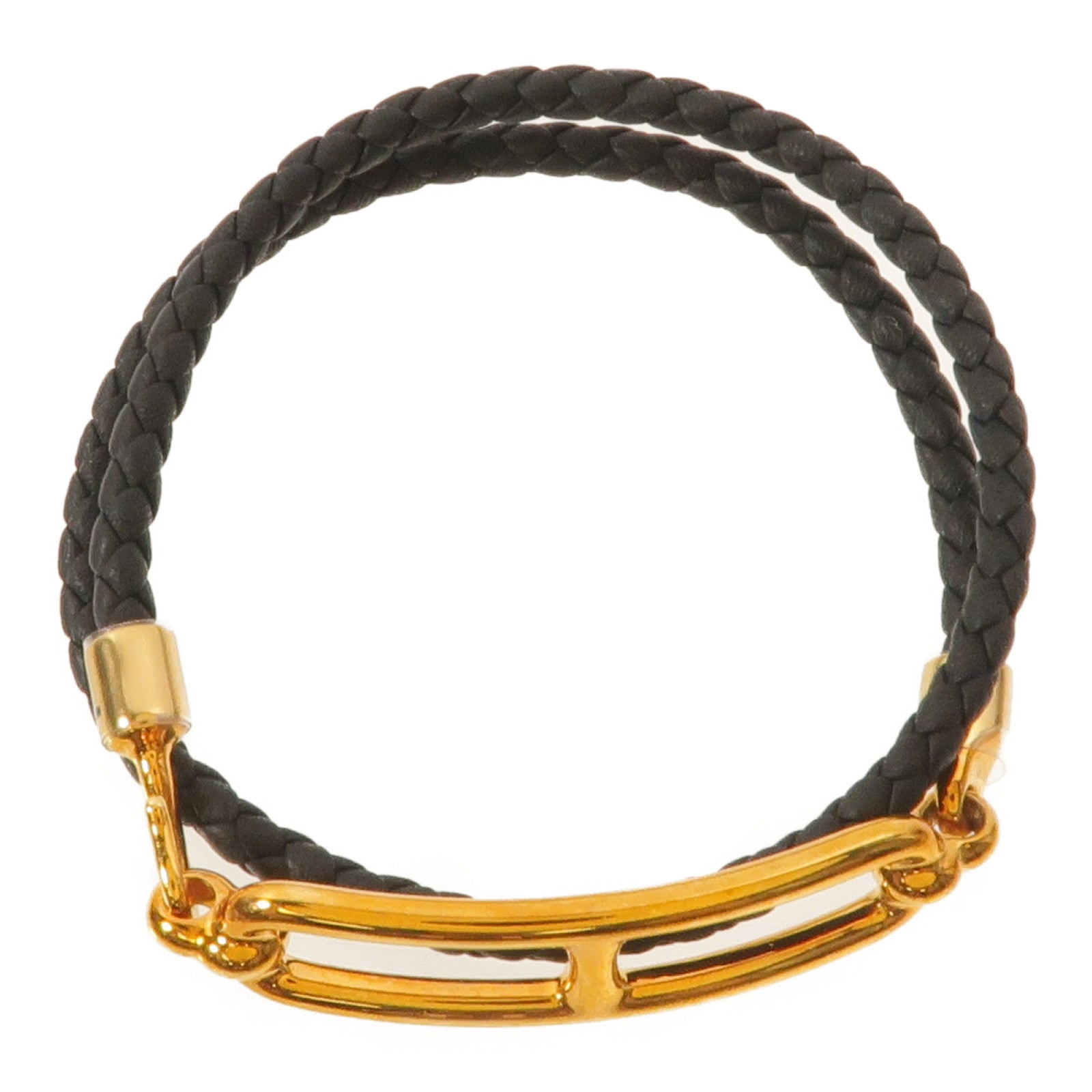 HERMES Swift皮革Roulis Double Tour Bracelet手鏈