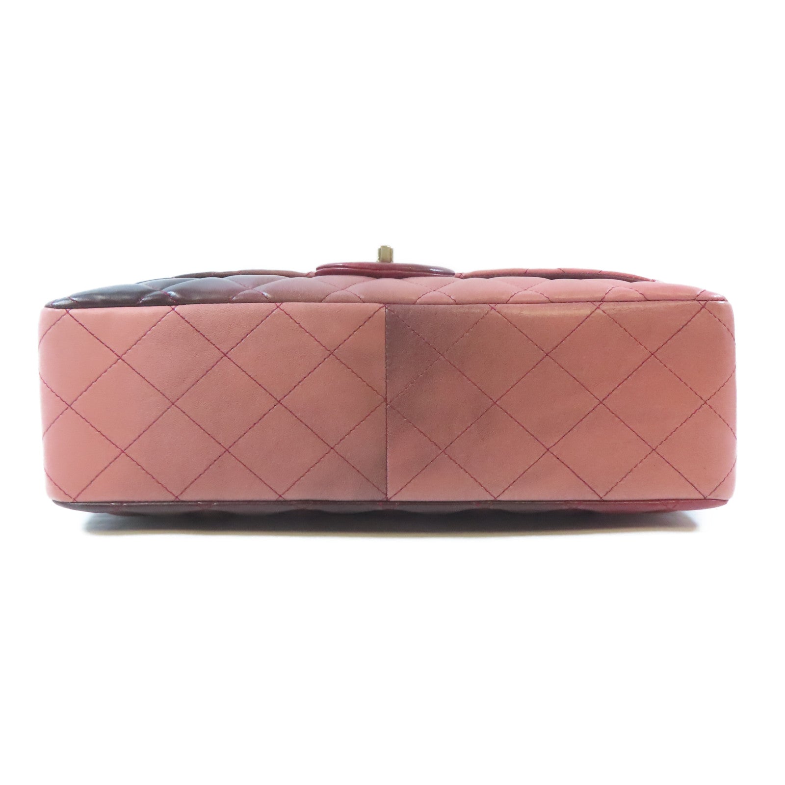 CHANEL 【激減優惠】菱格羊皮皮革Chain Shoulder Bag金扣鏈帶肩背袋紅色/粉紅色/黑色