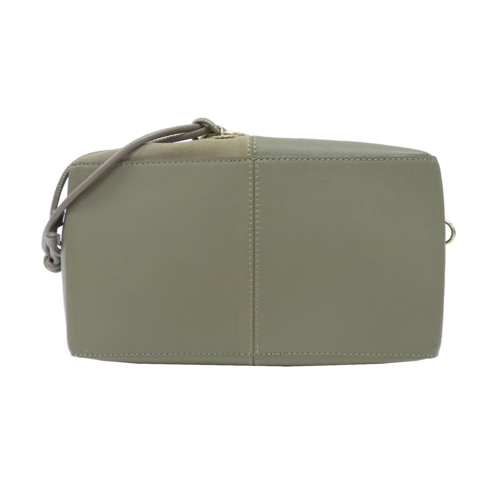 SEE BY CHLOE 【激減優惠】牛皮皮革Shoulder Bag金扣手挽肩背兩用袋米色