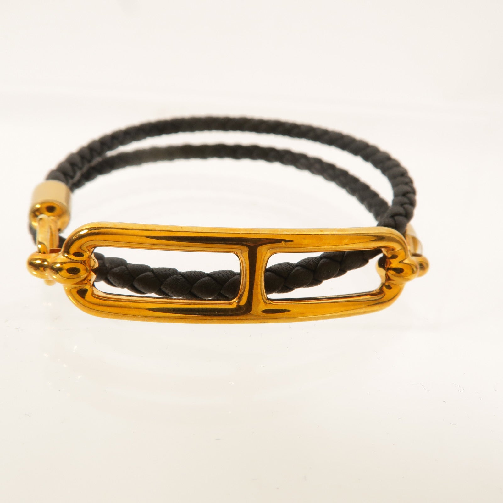 HERMES Swift皮革Roulis Double Tour Bracelet手鏈