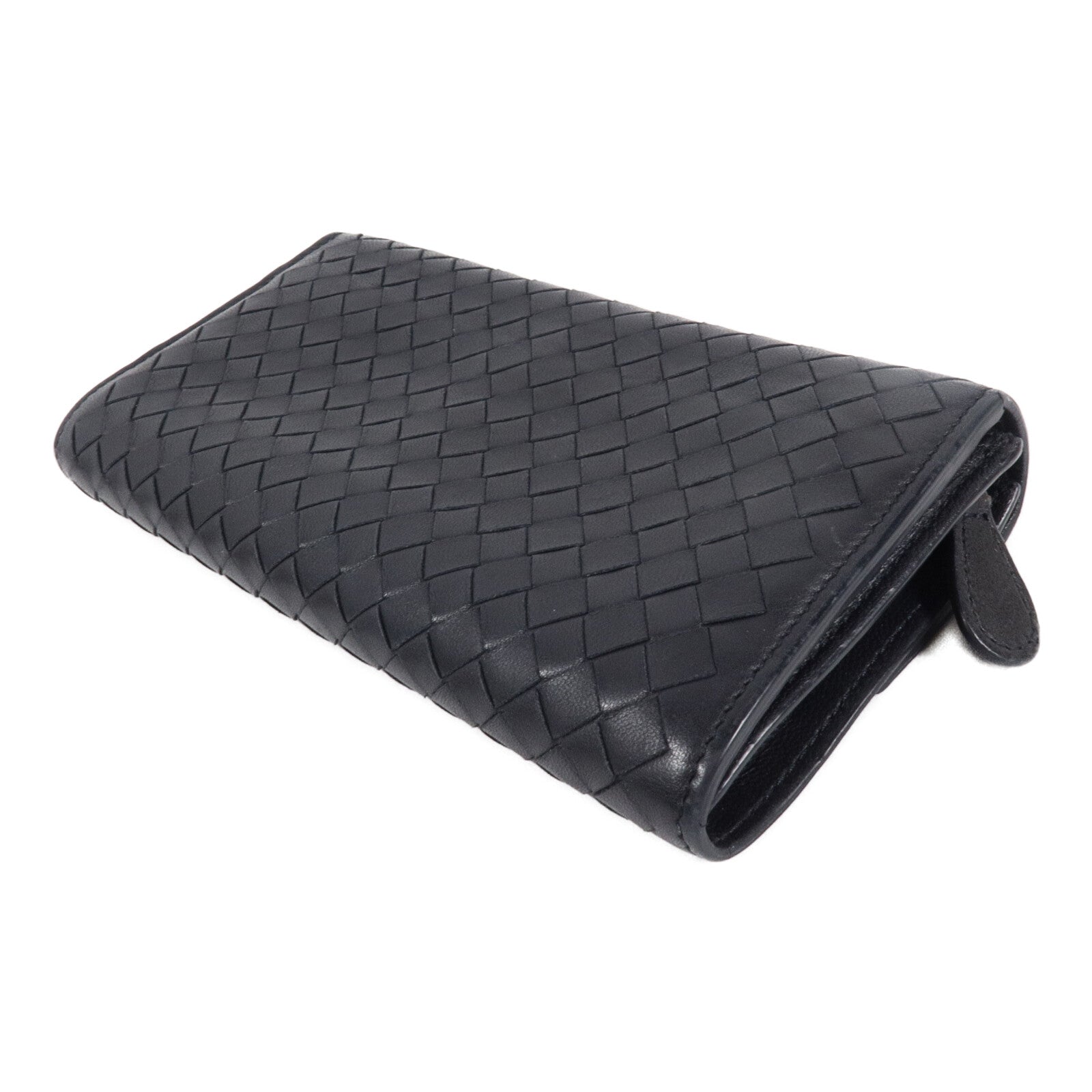 BOTTEGA VENETA 織紋皮革Long Wallet長錢包
