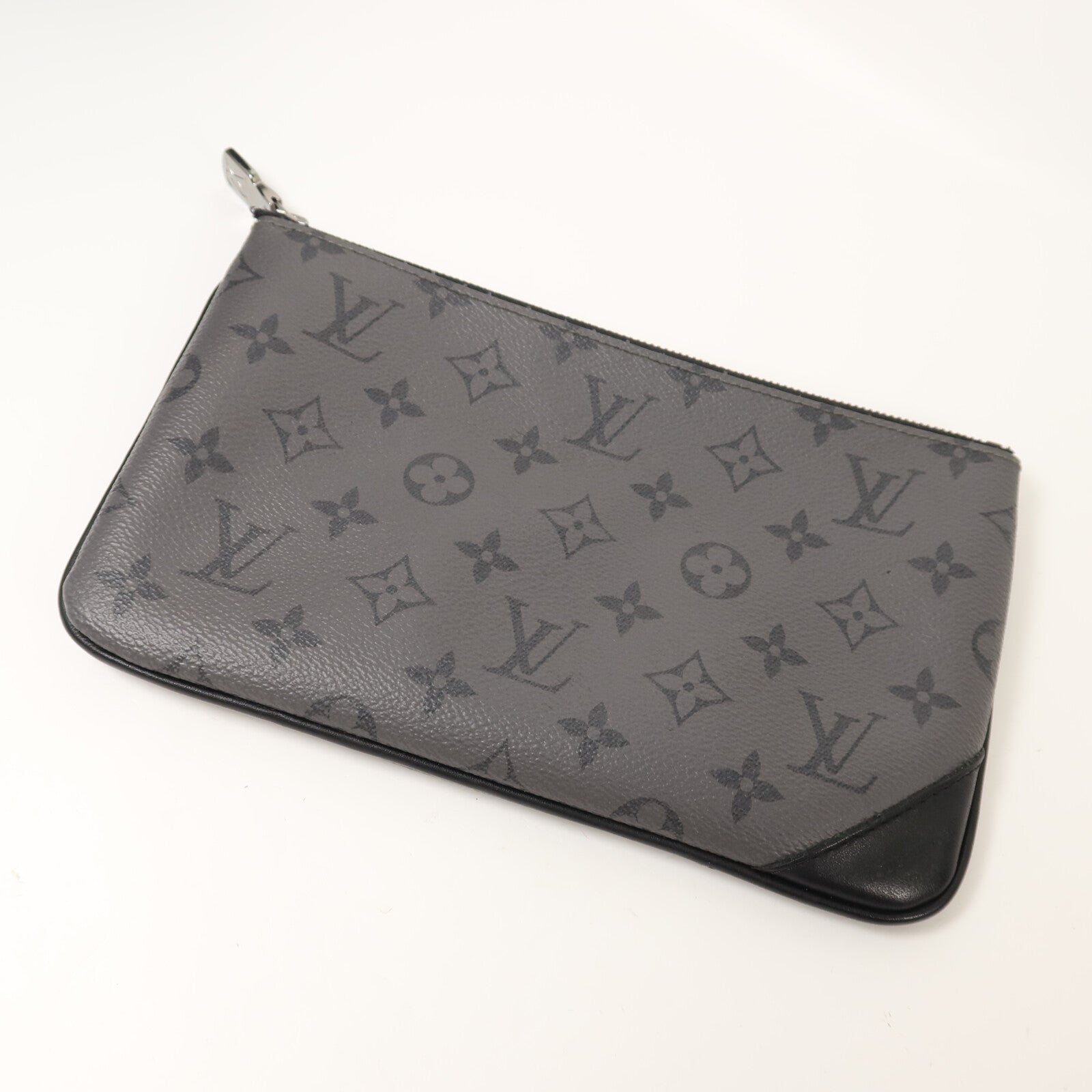 LOUIS VUITTON Monogram Eclipse Reverse Trio Messenger肩背袋