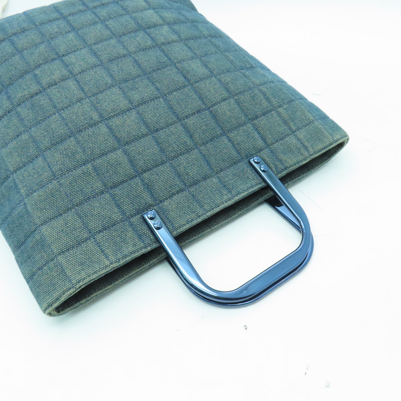 CHANEL 【激減優惠】牛仔布Vintage Handbag手挽袋藍色