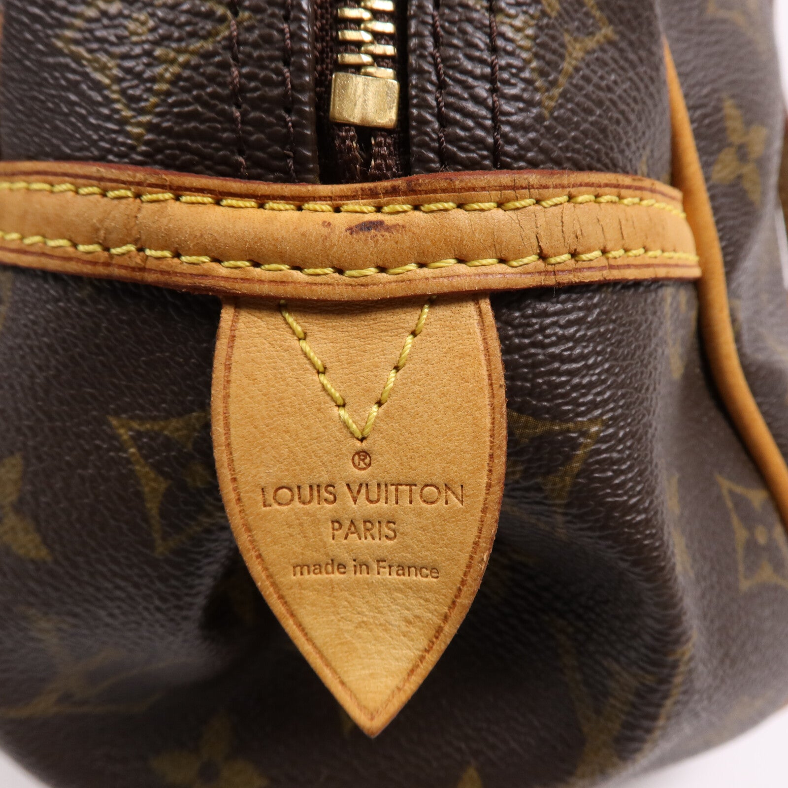 LOUIS VUITTON Monogram Montorgueil PM金扣肩背袋棕色