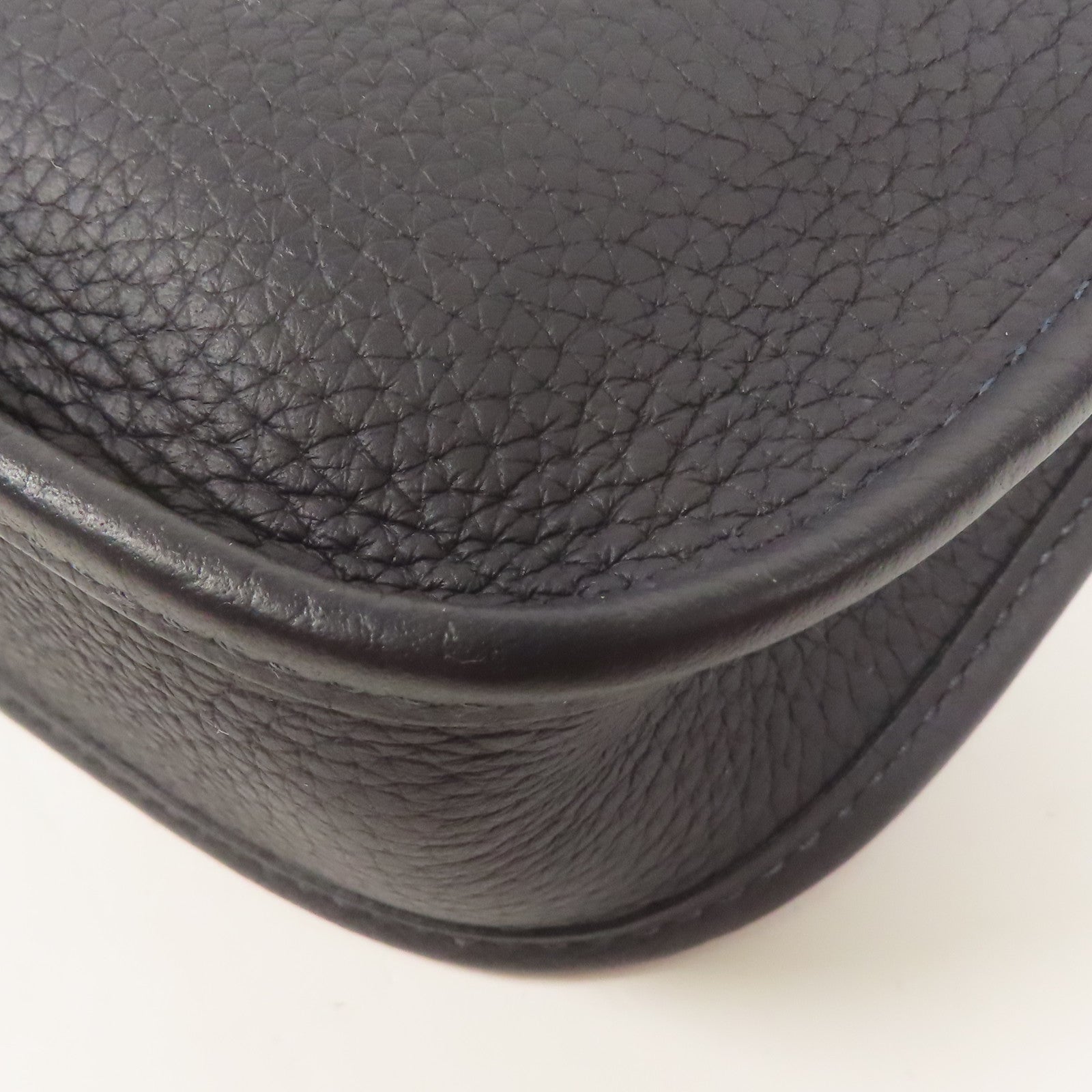 HERMES Clemence皮革Evelyne TPM銀扣肩背袋