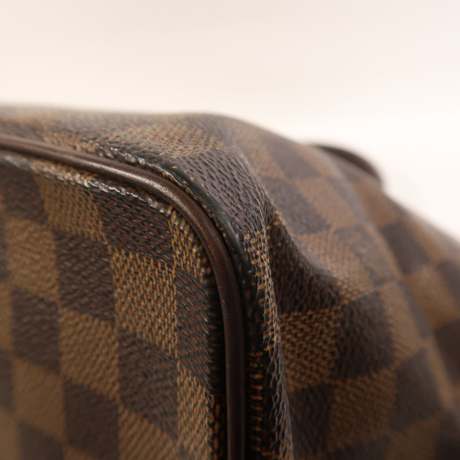 LOUIS VUITTON 【激減優惠】Damier Saleya MM金扣手挽袋
