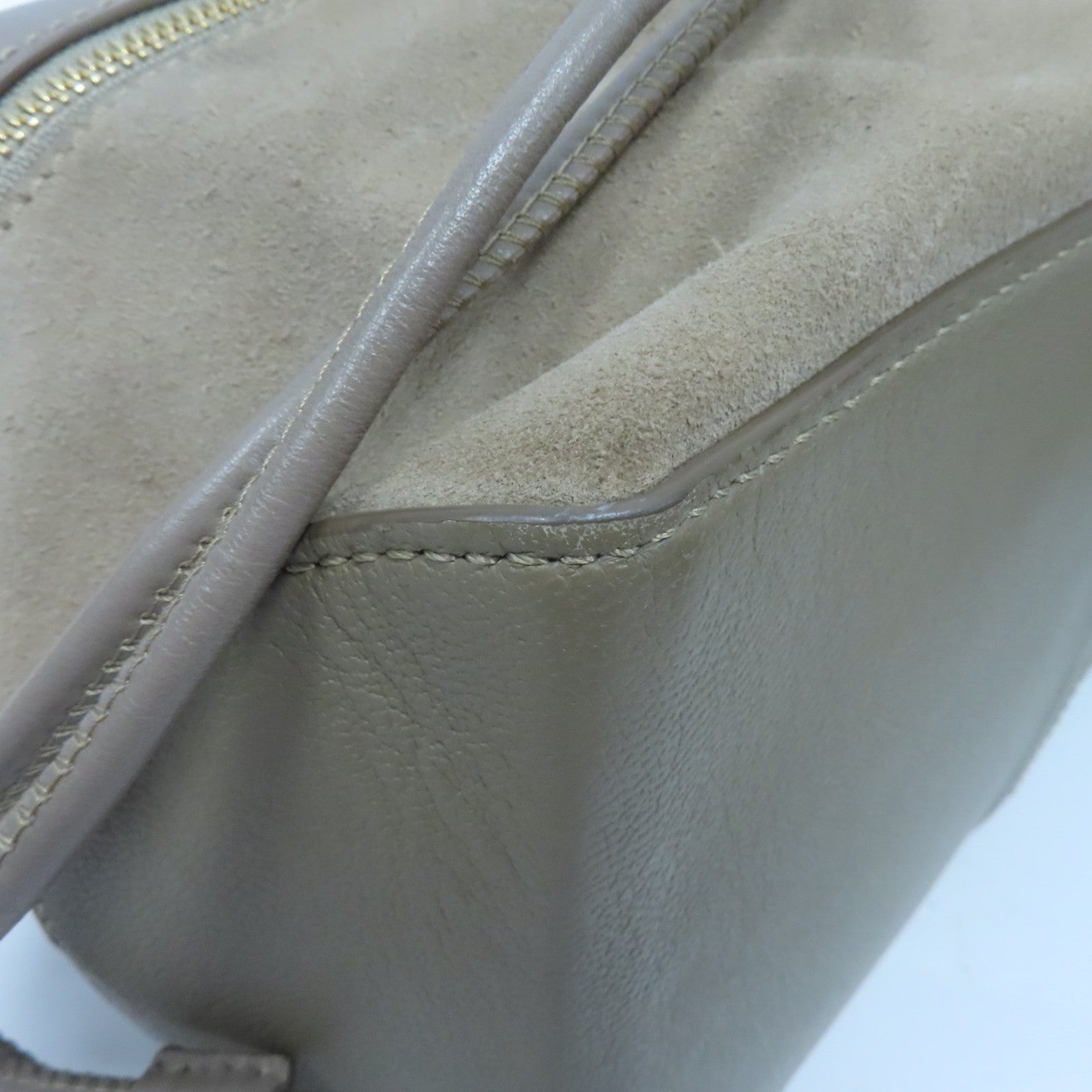 SEE BY CHLOE 【激減優惠】牛皮皮革Shoulder Bag金扣手挽肩背兩用袋米色