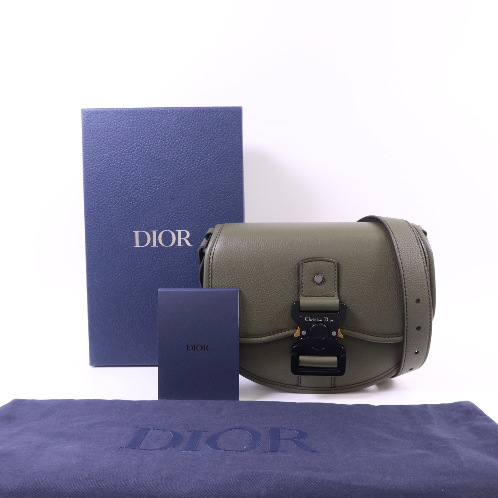Dior 牛皮皮革Mini Gallop肩背袋