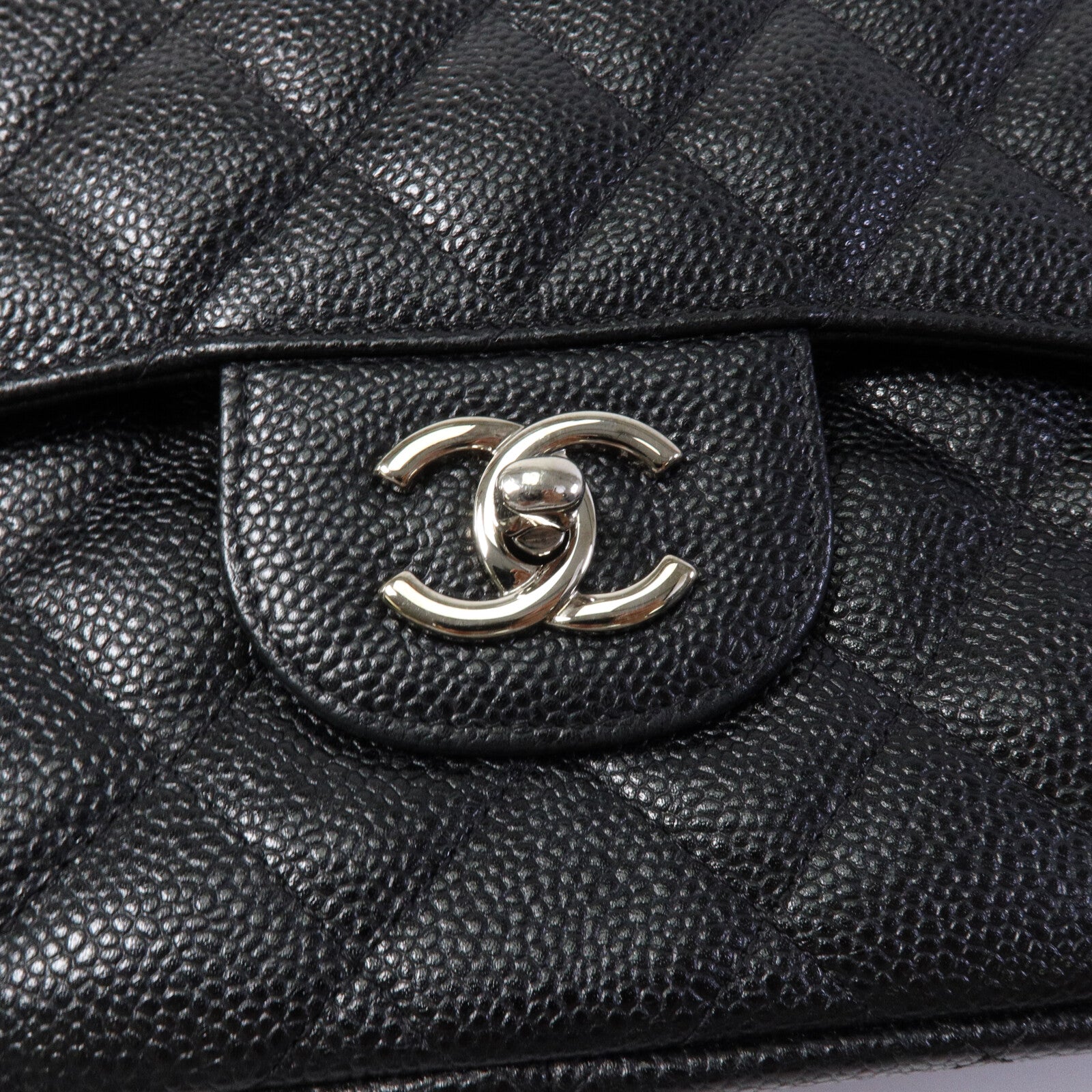 CHANEL 牛皮皮革Large Classic鏈帶肩背袋