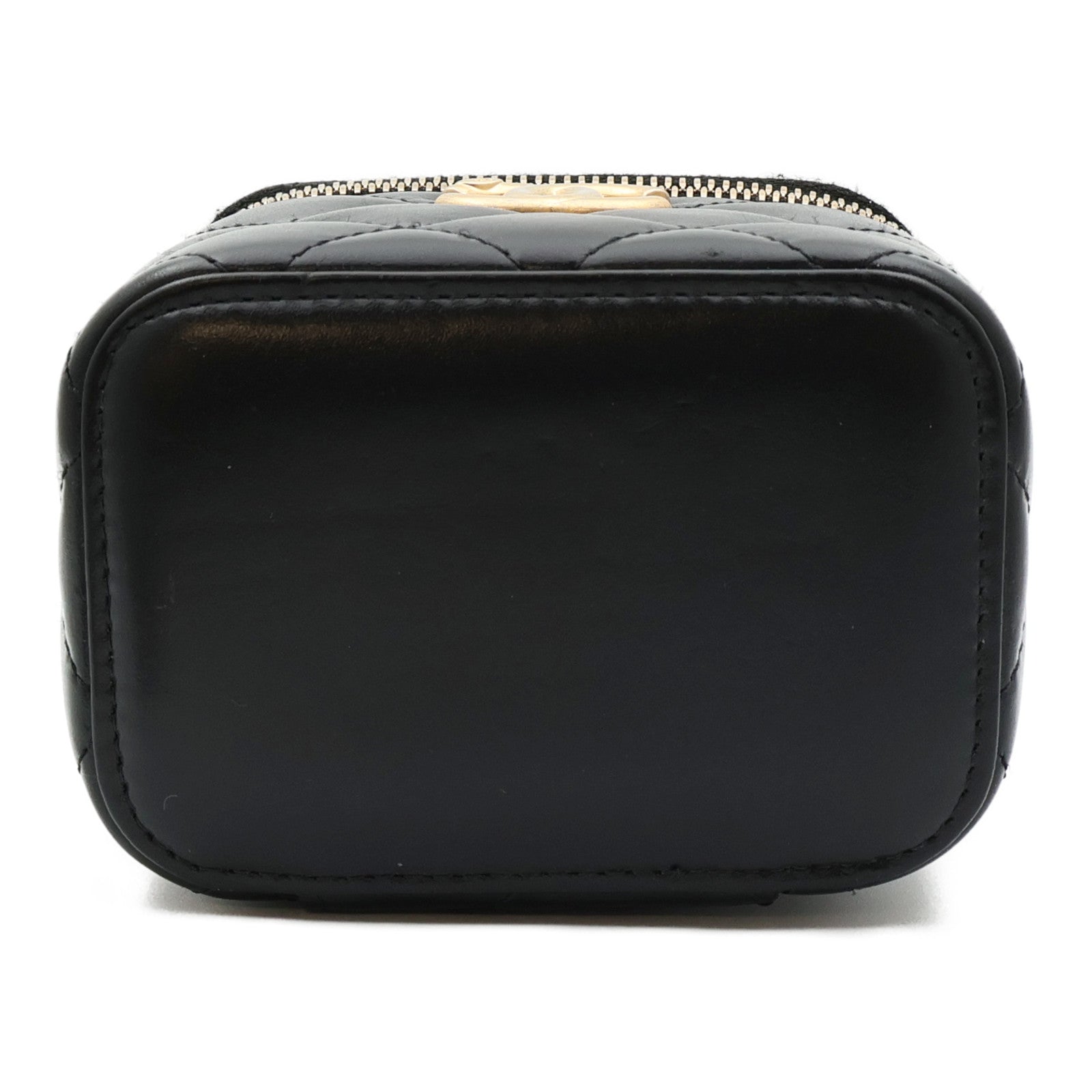 CHANEL 羊皮皮革Mini Vanity Case金扣鏈帶肩背袋