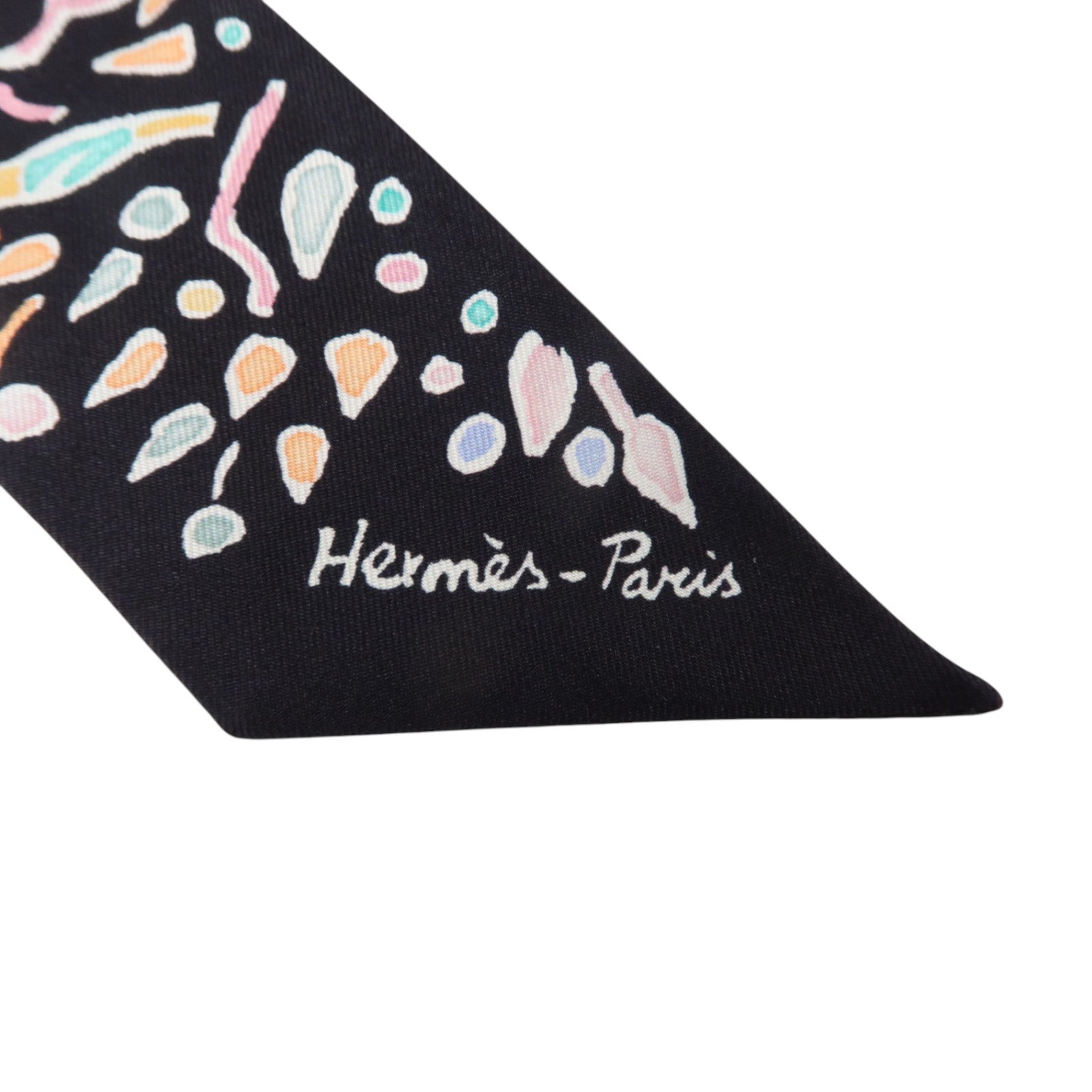 HERMES 絲質Twilly絲巾