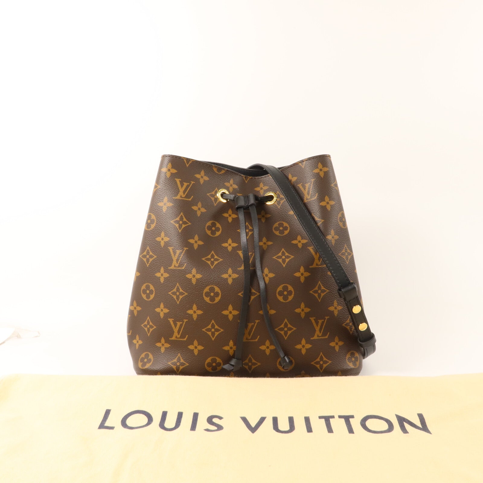 LOUIS VUITTON Monogram Neo Noe MM金扣肩背袋