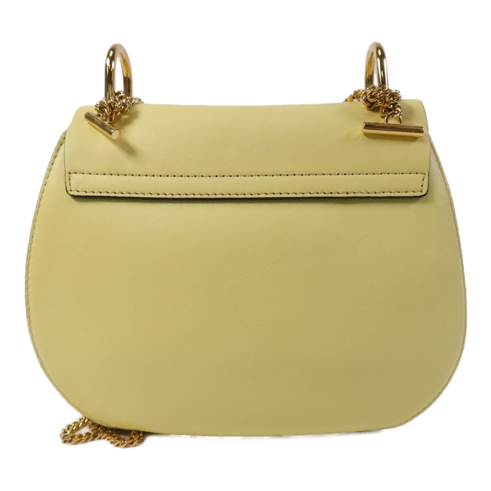 Chloe 麂皮/羊皮皮革Drew金扣鏈帶肩背袋