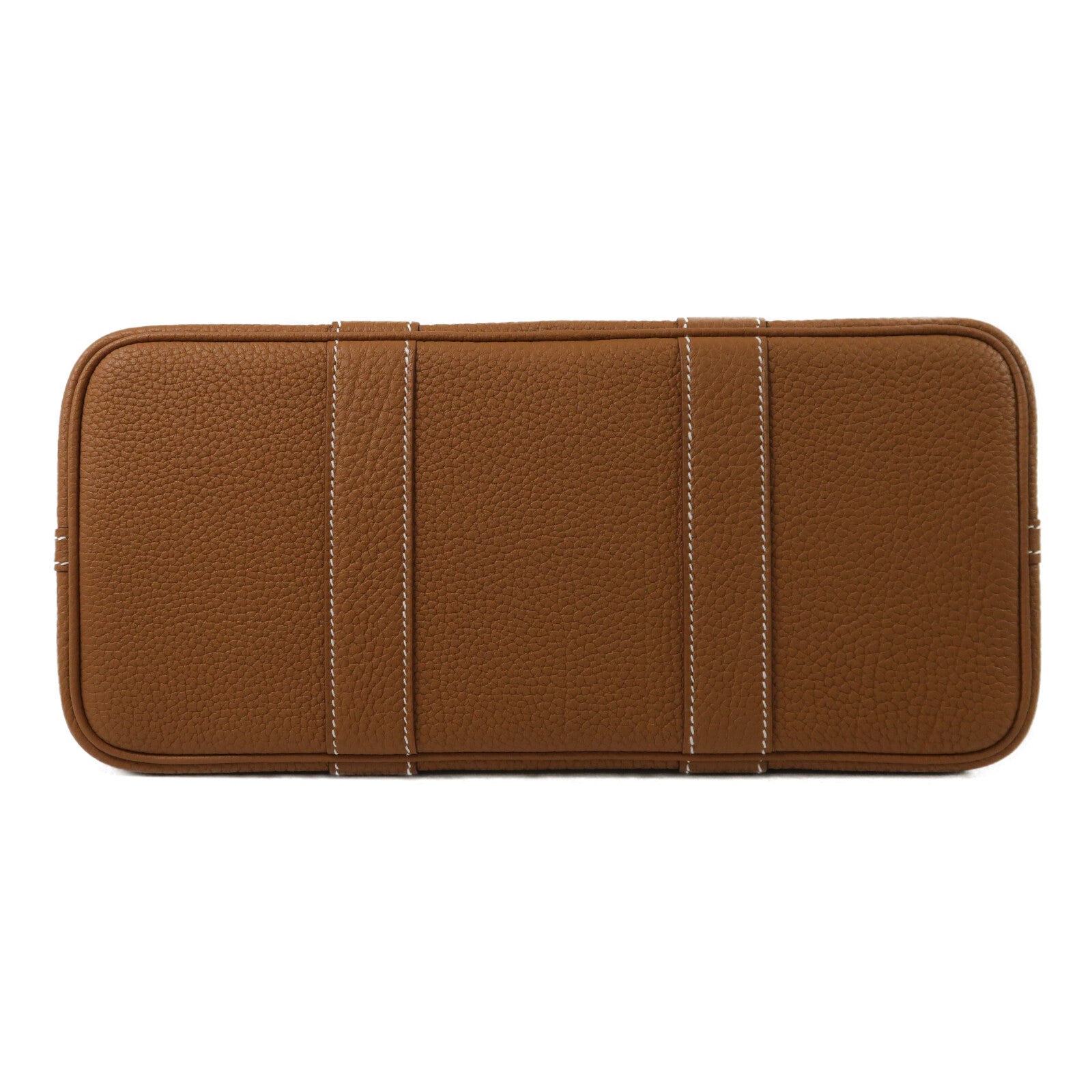 HERMES Negonda皮革Garden Party TPM手挽袋Gold