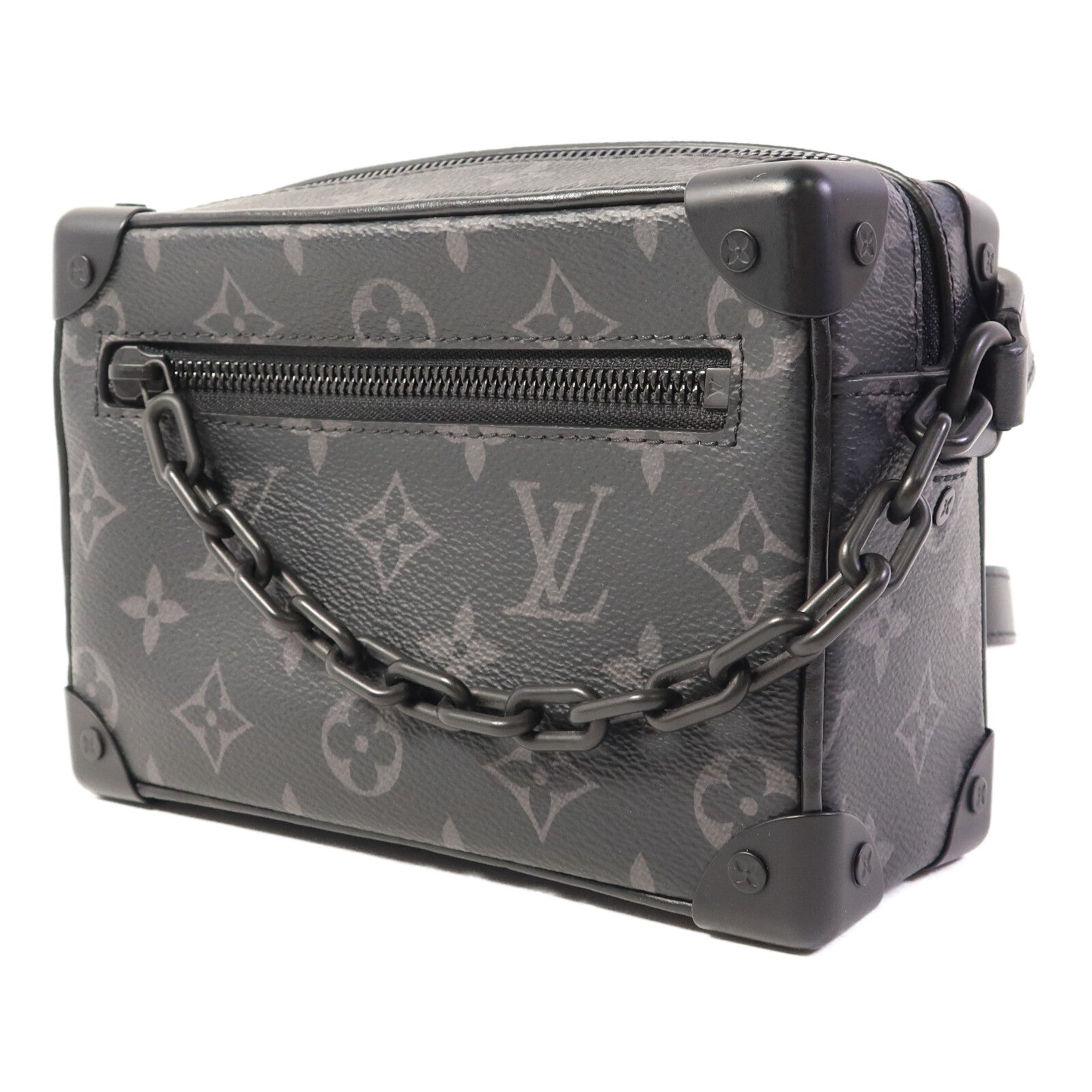 LOUIS VUITTON Monogram Eclipse Mini Soft Trunk肩背袋