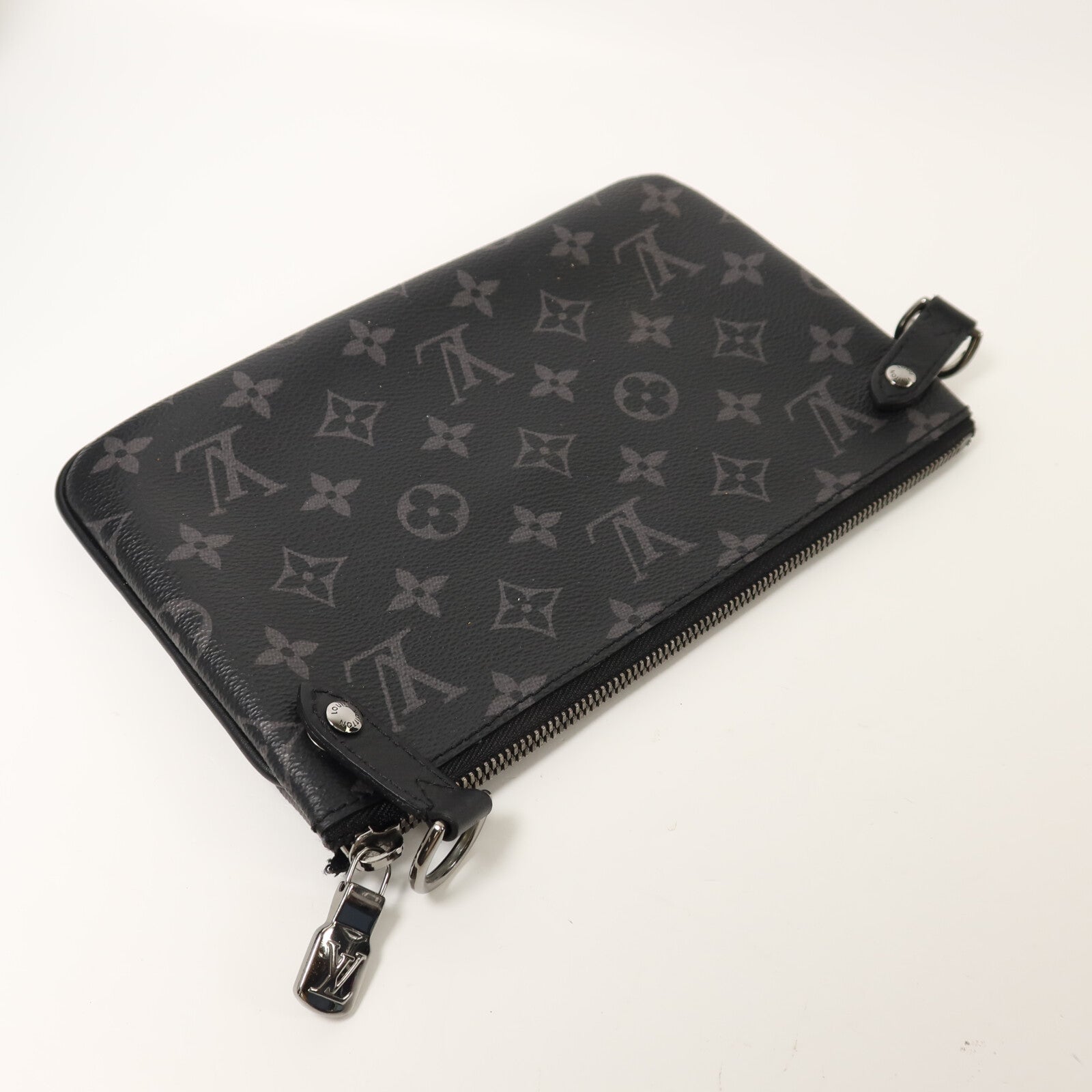 LOUIS VUITTON Monogram Eclipse Reverse Trio Messenger肩背袋