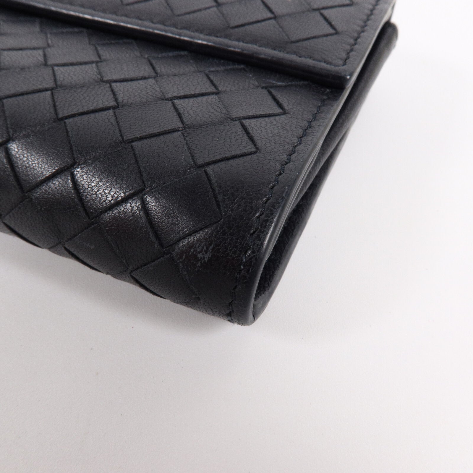 BOTTEGA VENETA 織紋皮革Long Wallet長錢包