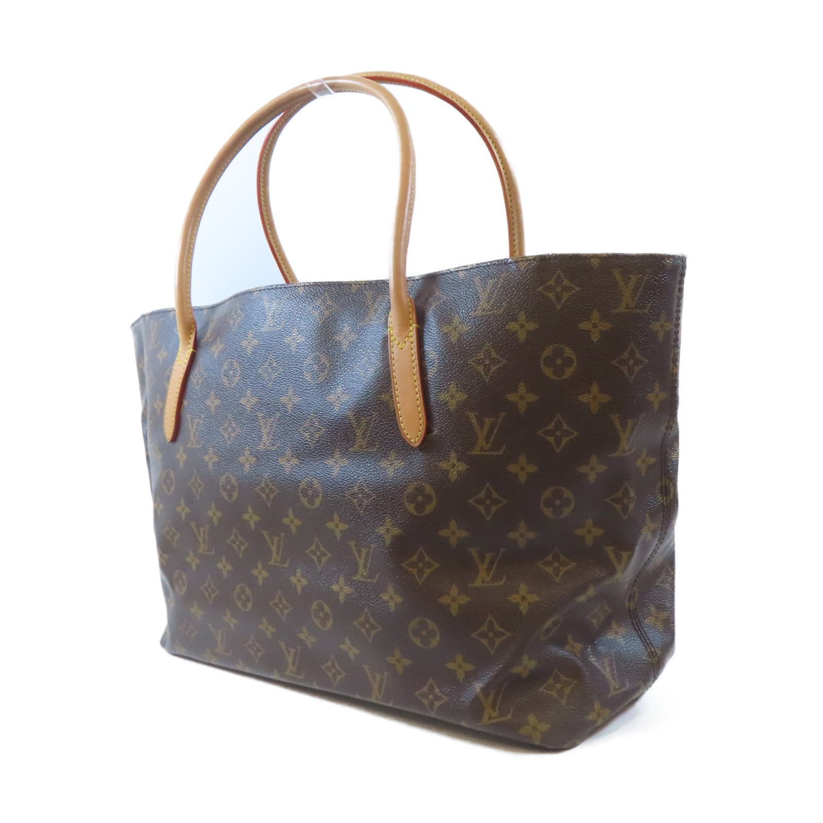 LOUIS VUITTON Monogram Raspail MM金扣肩背袋/手挽袋啡色
