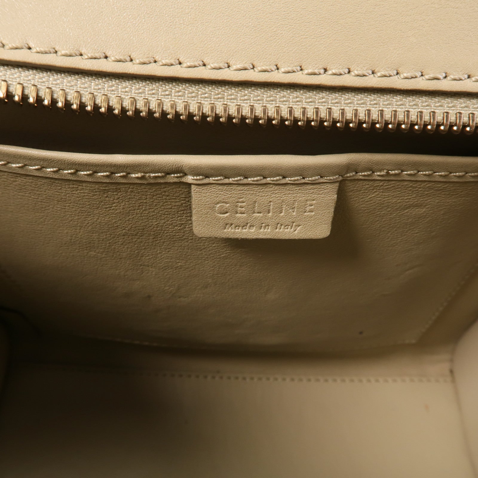 CELINE 牛皮皮革Nano Luggage金扣手挽肩背兩用袋
