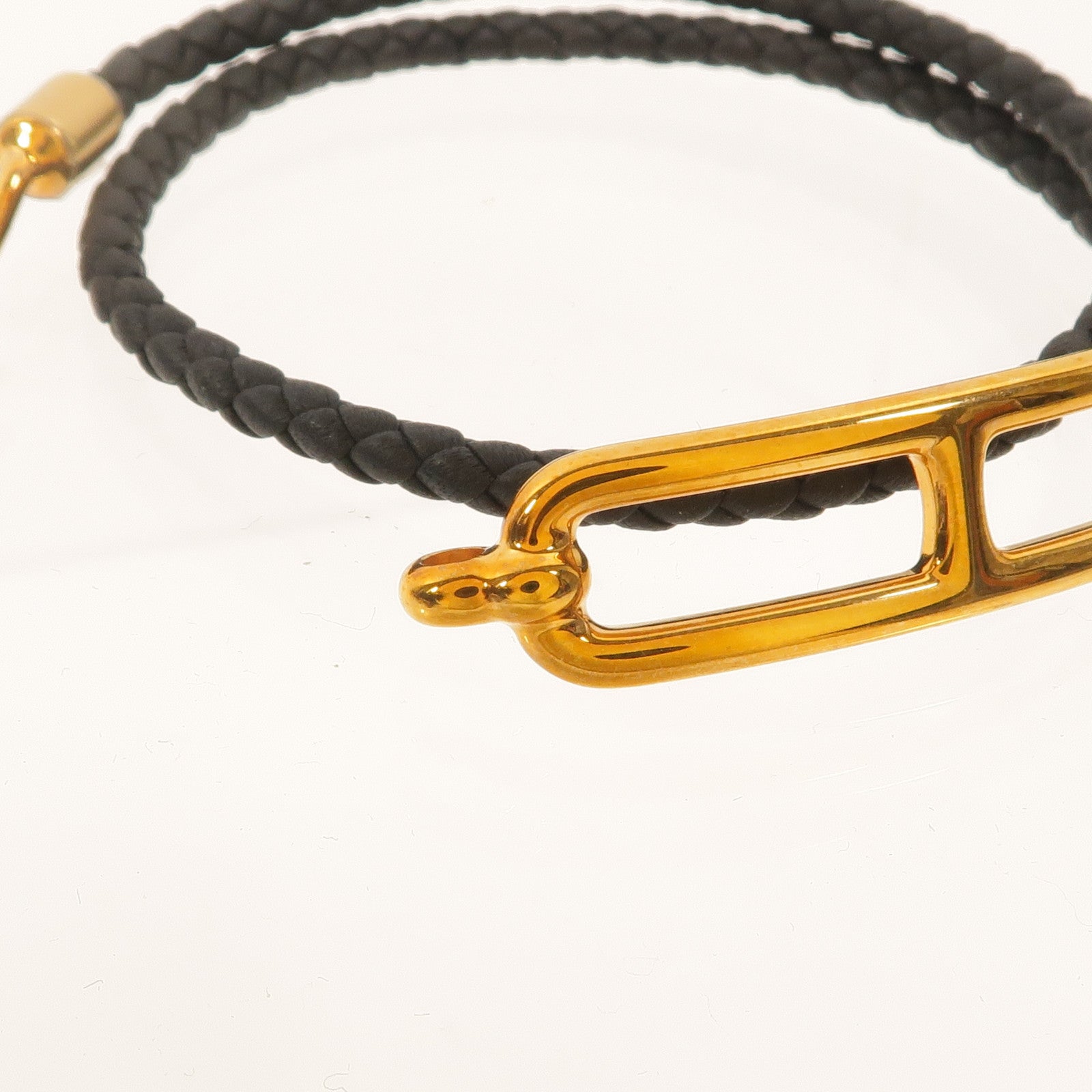 HERMES Swift皮革Roulis Double Tour Bracelet手鏈