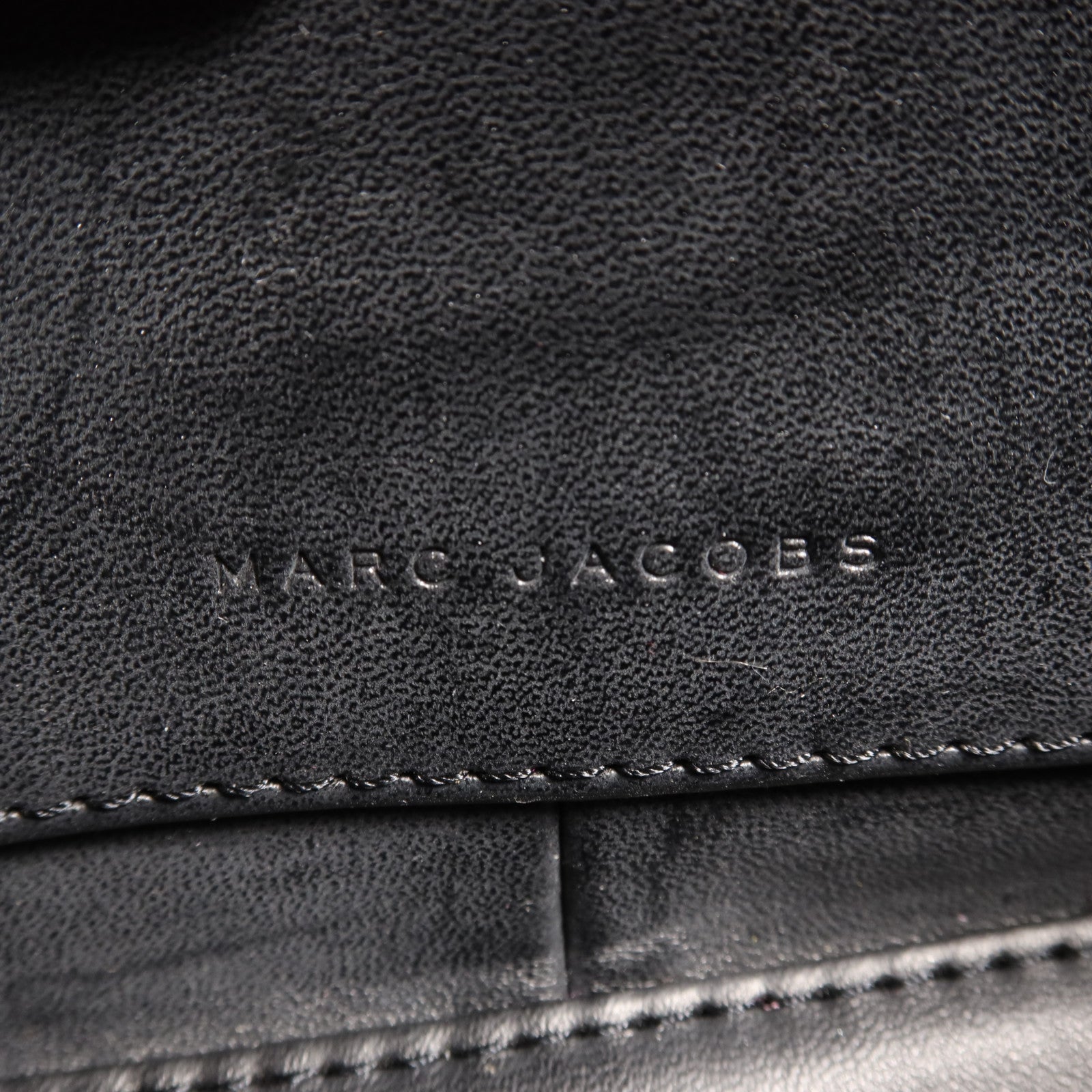 MARC JACOBS 牛皮皮革Chain Shoulder銀扣鏈帶肩背袋