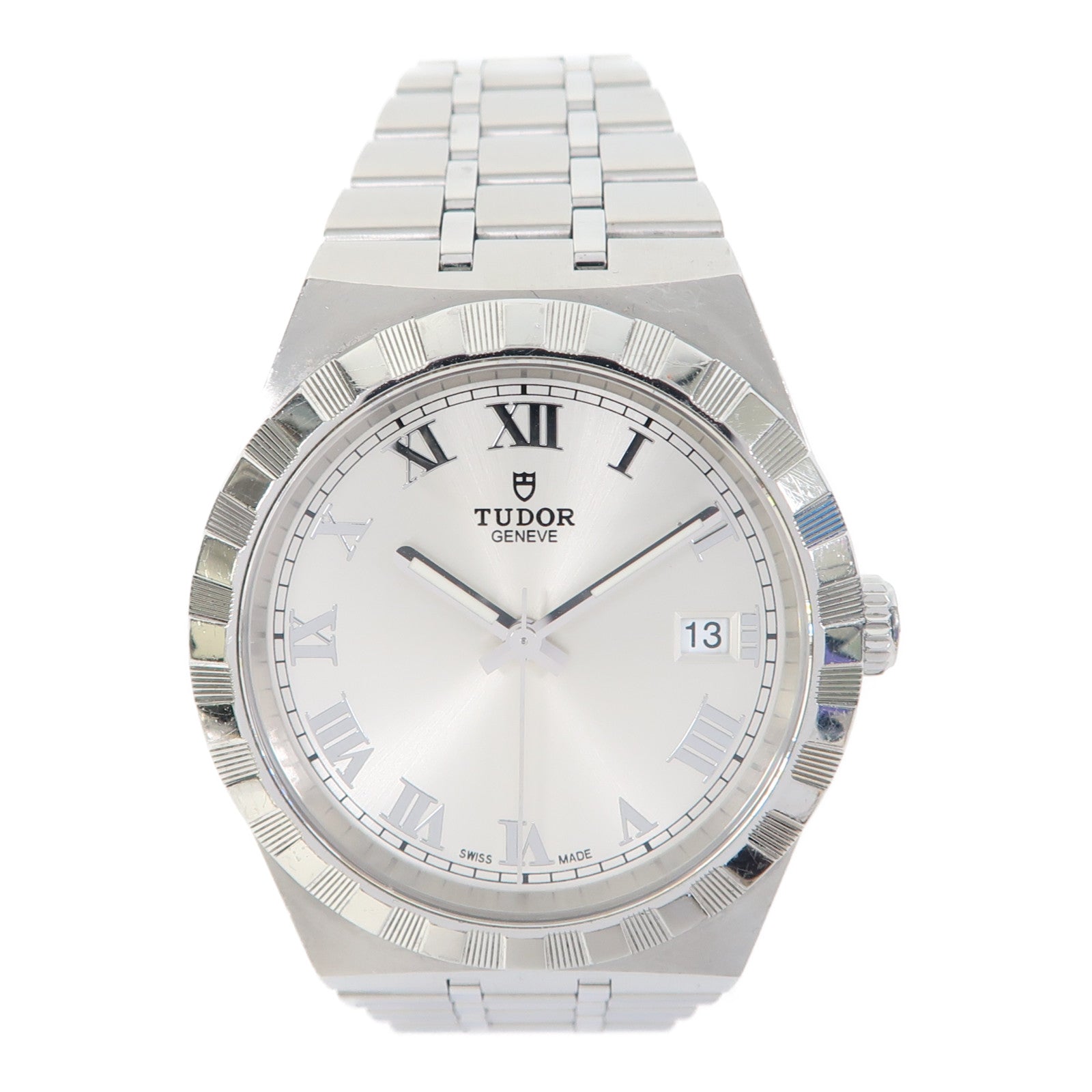 TUDOR Todor Royal不鏽鋼手錶自動機芯銀色