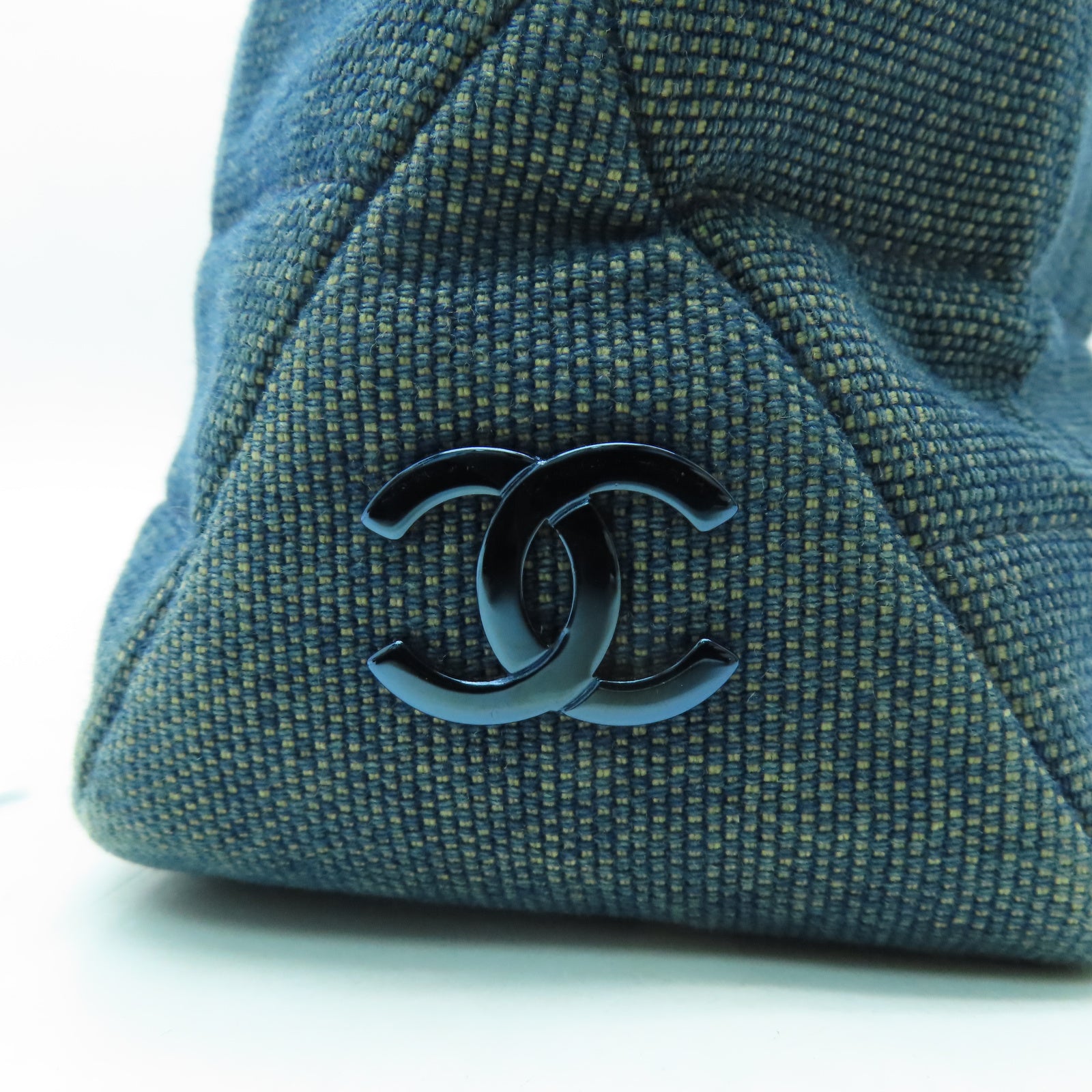CHANEL 【激減優惠】牛仔布Vintage Handbag手挽袋藍色