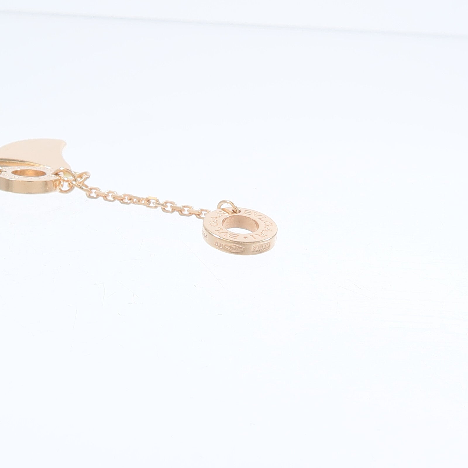BVLGARI 18K玫瑰金Divas Dream Necklace珍珠母貝/鑽石項鍊