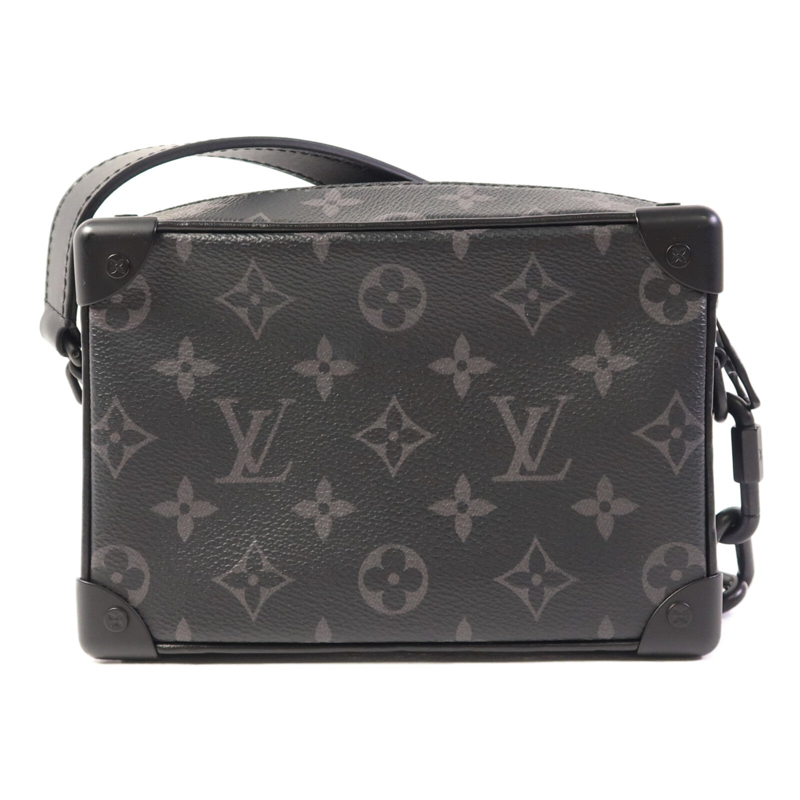 LOUIS VUITTON Monogram Eclipse Mini Soft Trunk肩背袋