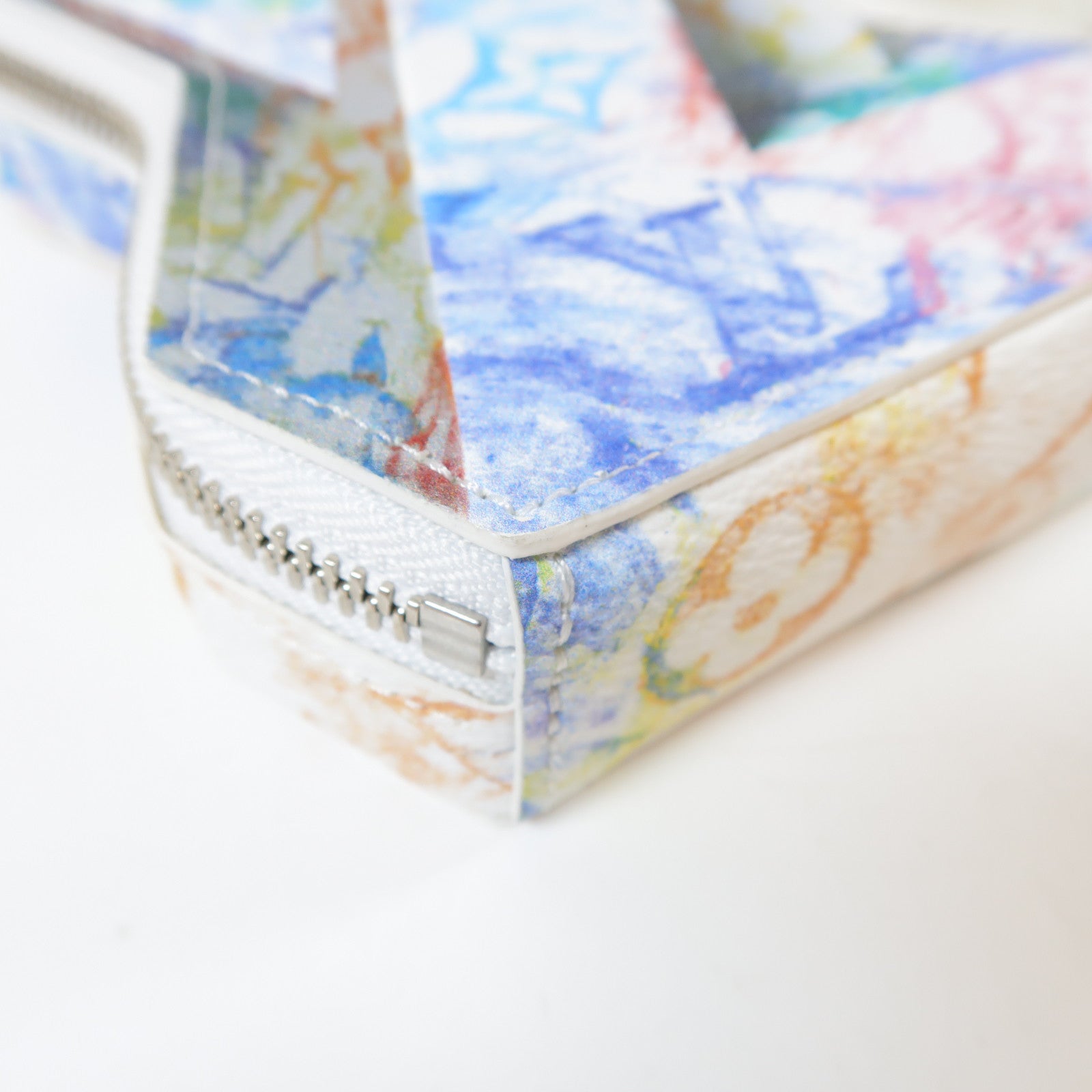 LOUIS VUITTON Monogram Pastel Colors LV Block銀扣肩背袋彩色