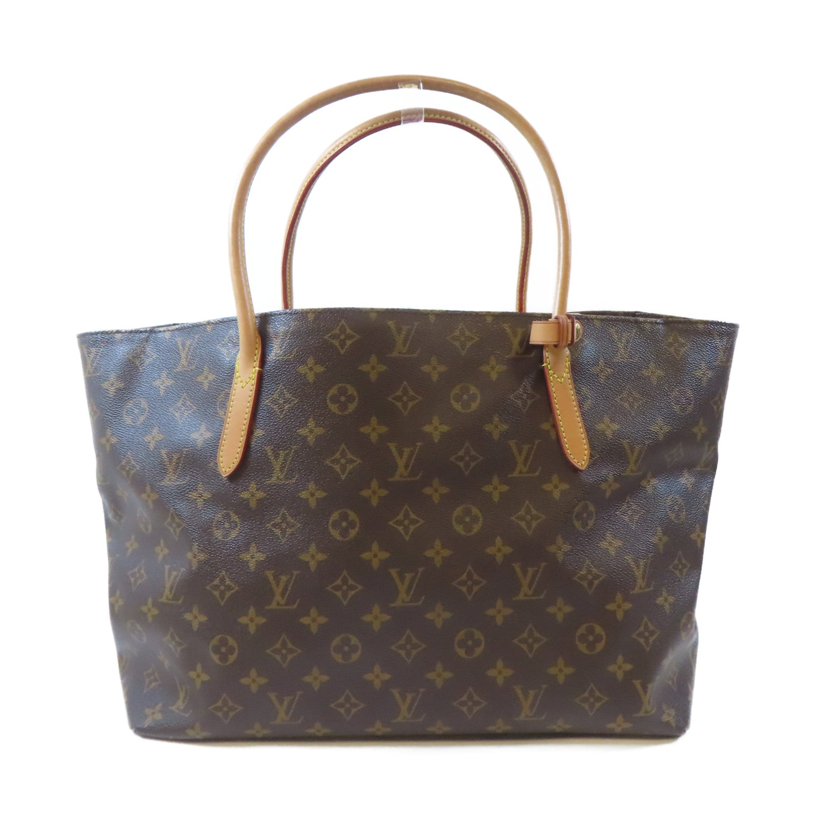 LOUIS VUITTON Monogram Raspail MM金扣肩背袋/手挽袋啡色